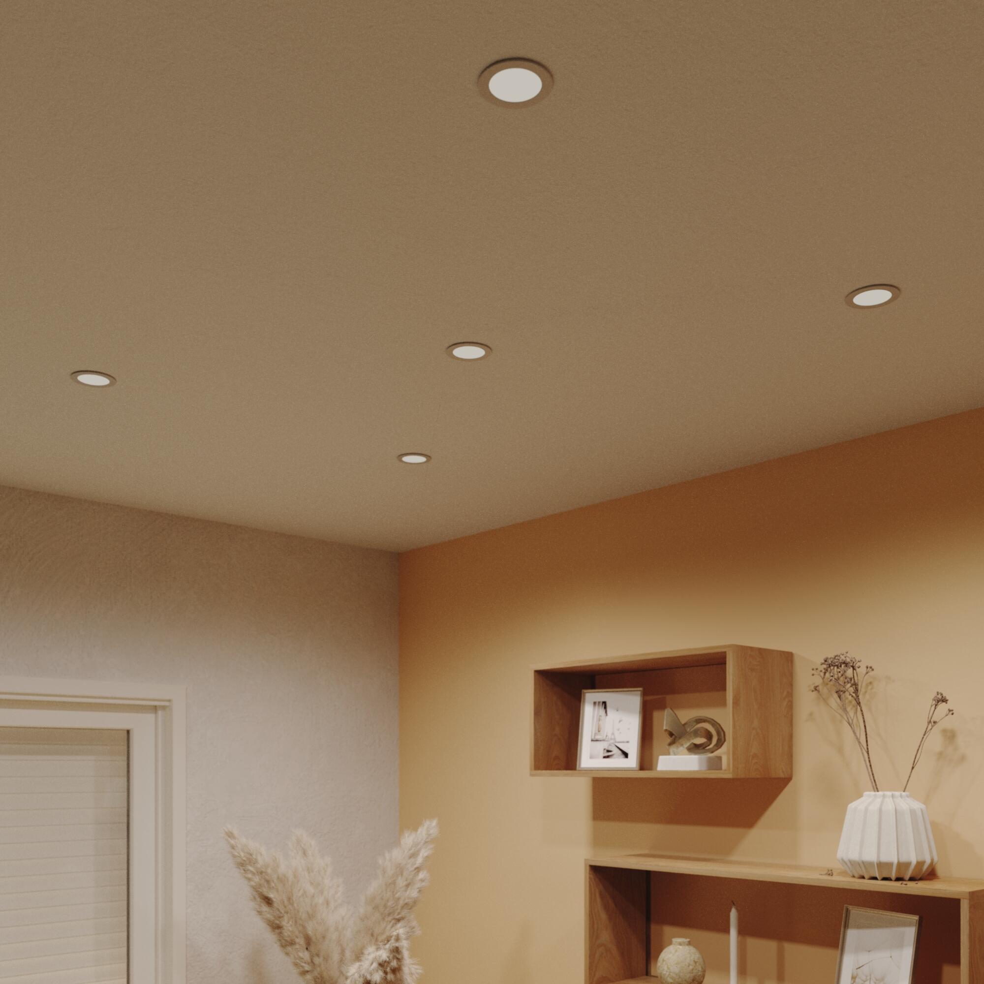 Spot à encastrer connecté Extraflat Enki led, couleurs et blancs, D8,5 blanc - 6