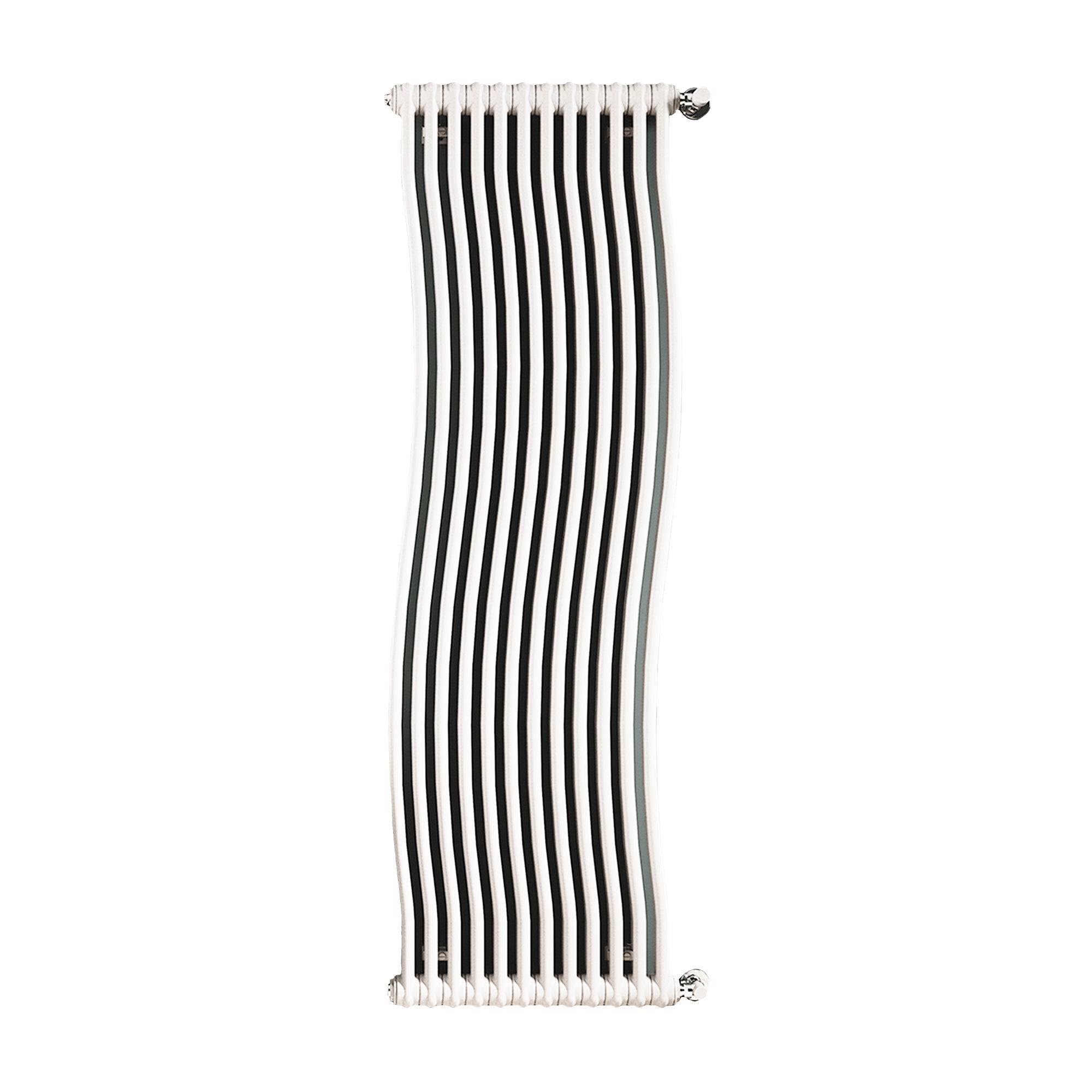 Scaldasalviette ad acqua calda IRSAP TESI RUNNER bianco  interasse 1935 mm, L 48.1 x H 200.2 cm - 4