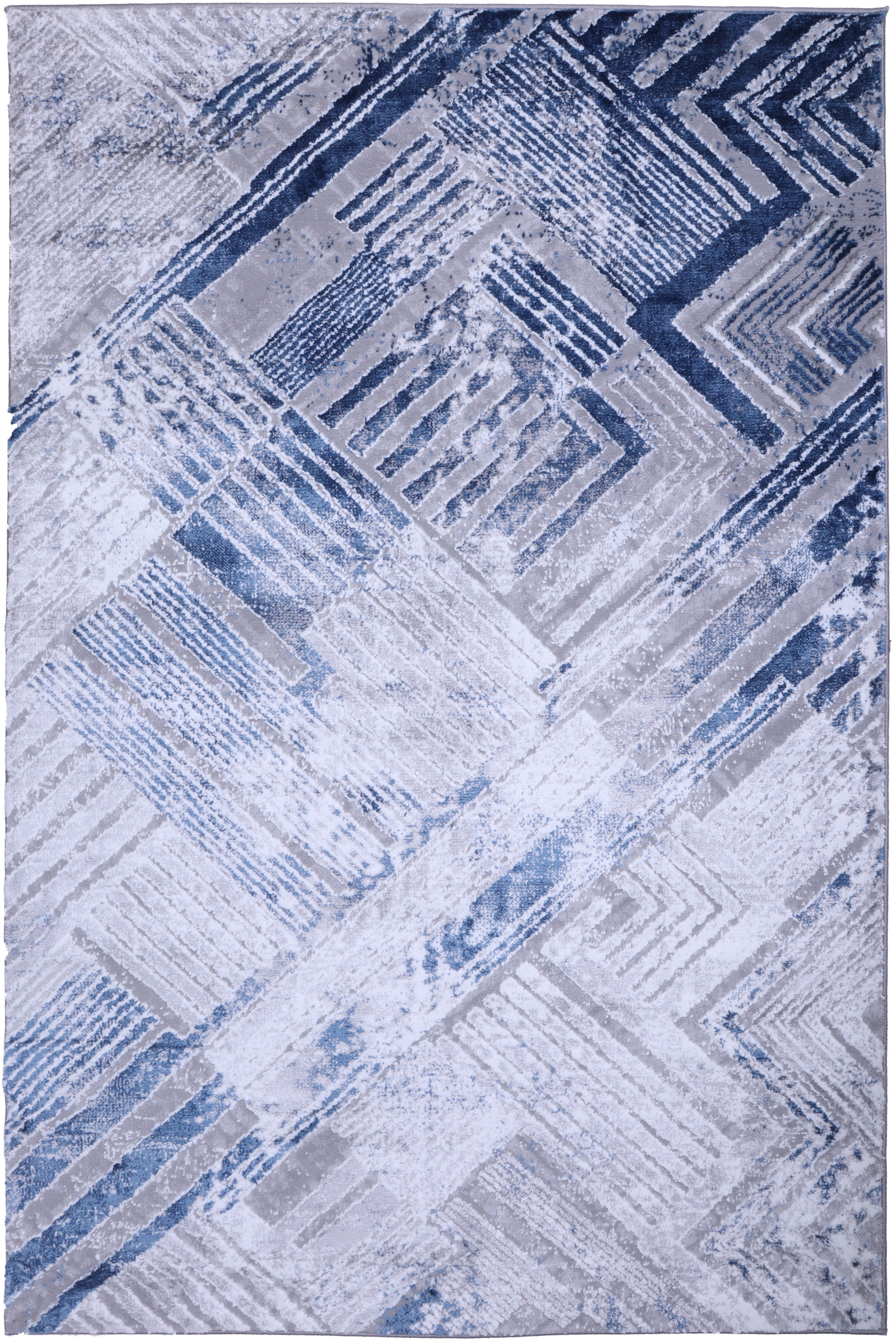Dywan Pacyfik niebiesko-szary 80 x 150 cm