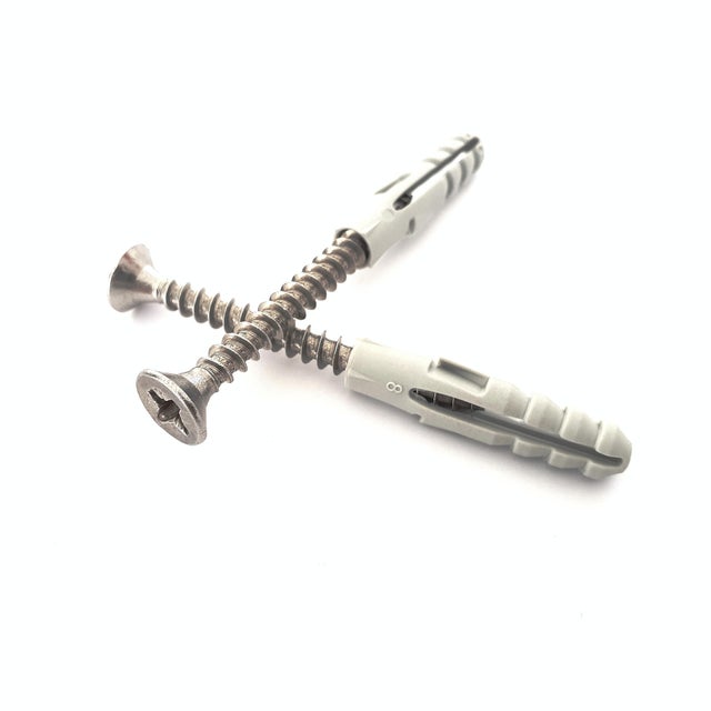 Parafusos 60x6mm cdeck inox bucha d8 50uds