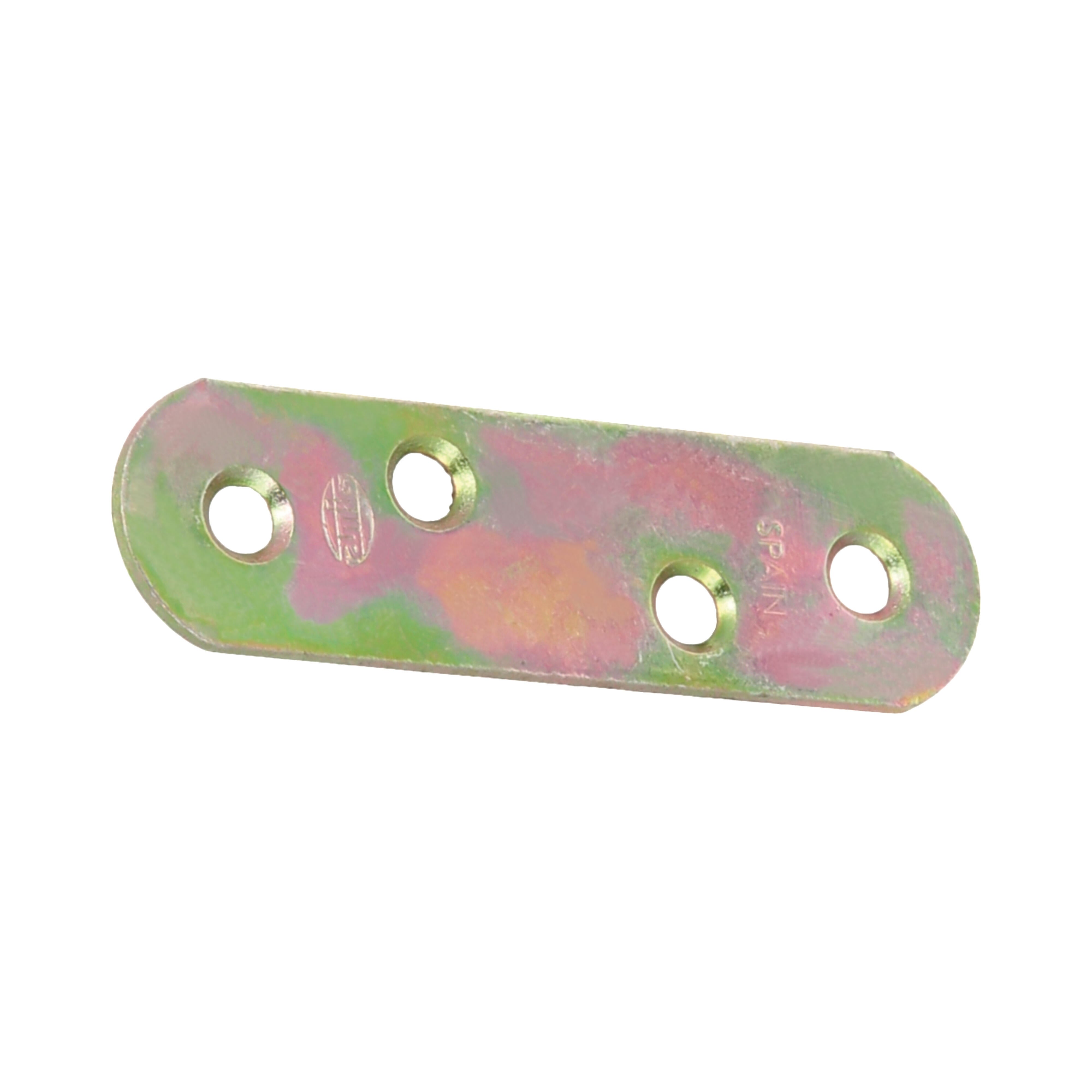 Placa de unión de acero con acabado bicromatado 60 x 16 mm - 4