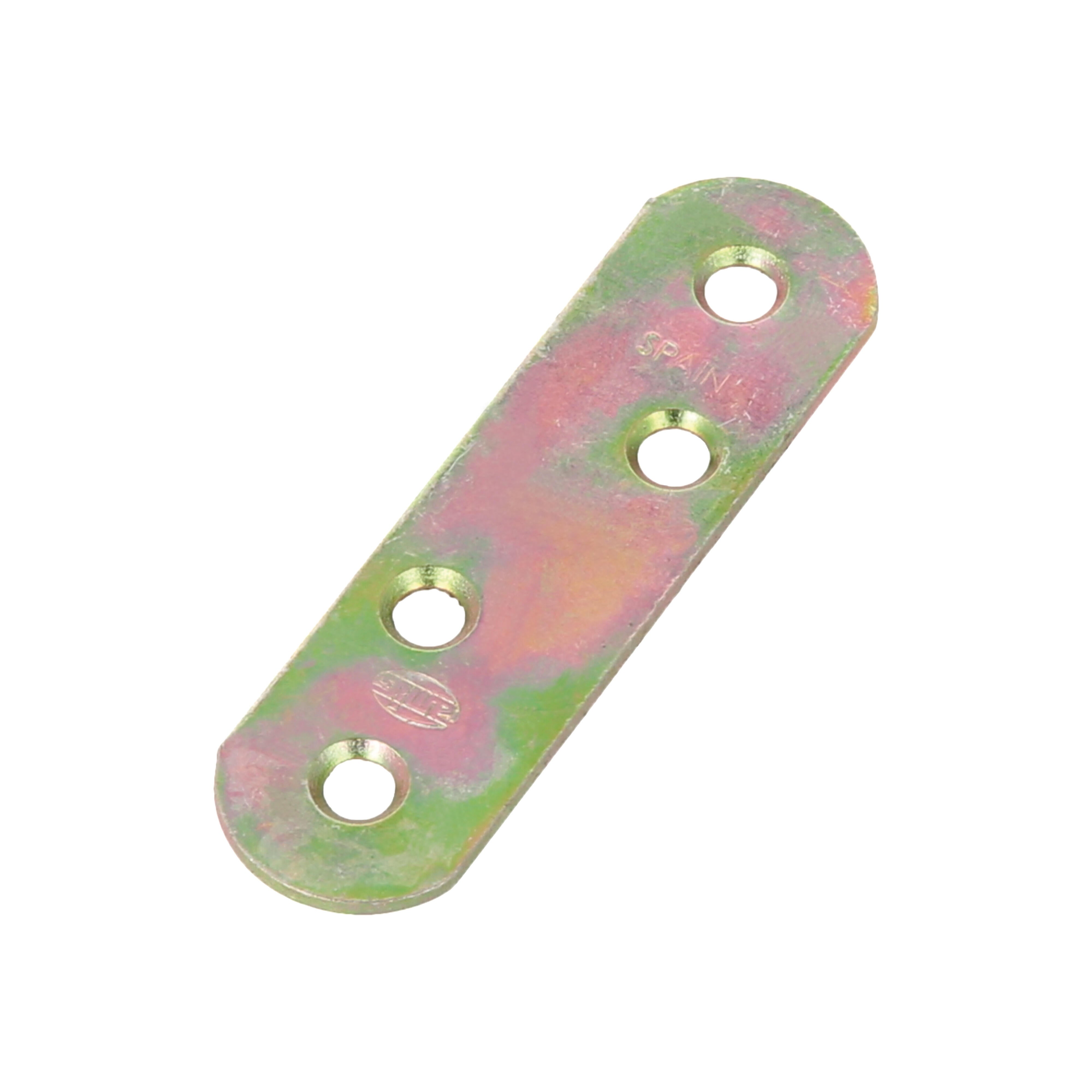 Placa de unión de acero con acabado bicromatado 60 x 16 mm - 3