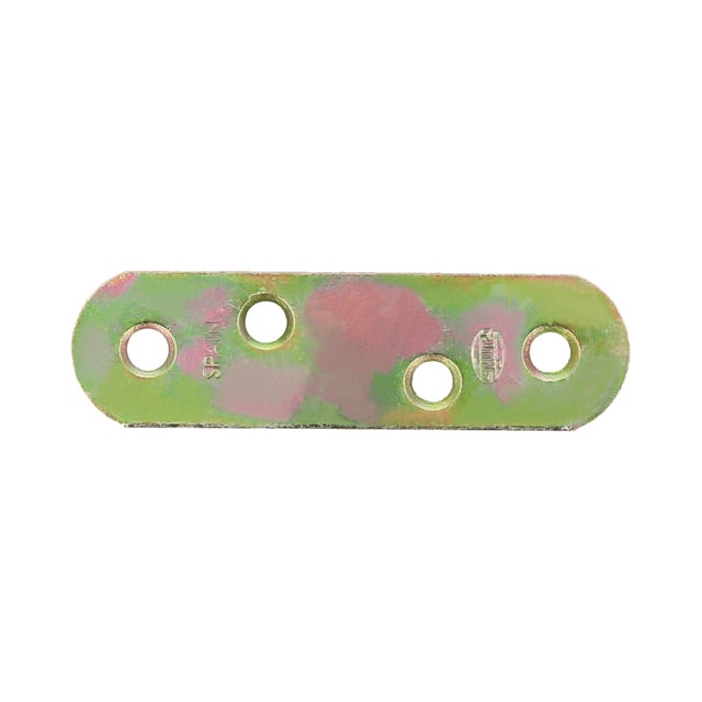 Placa de unión de acero con acabado bicromatado 60 x 16 mm