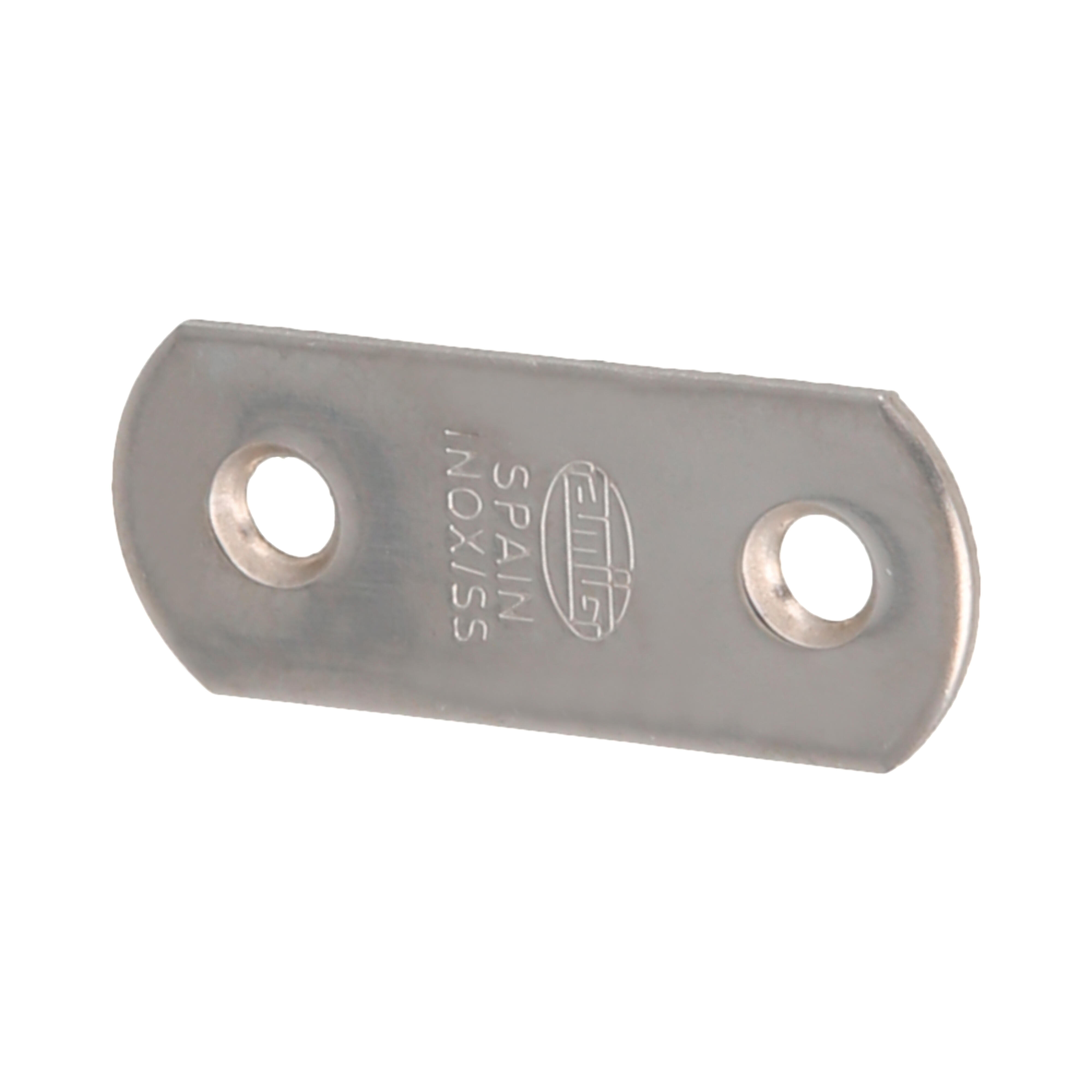 PLACA DE ENSAMBLAJE ACERO INOXIDABLE 40  MM - 2