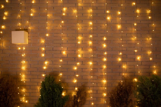 Rideau lumineux extérieur LED, H.3m x larg.2m, 400 ampoules Luceo NEWGARDEN