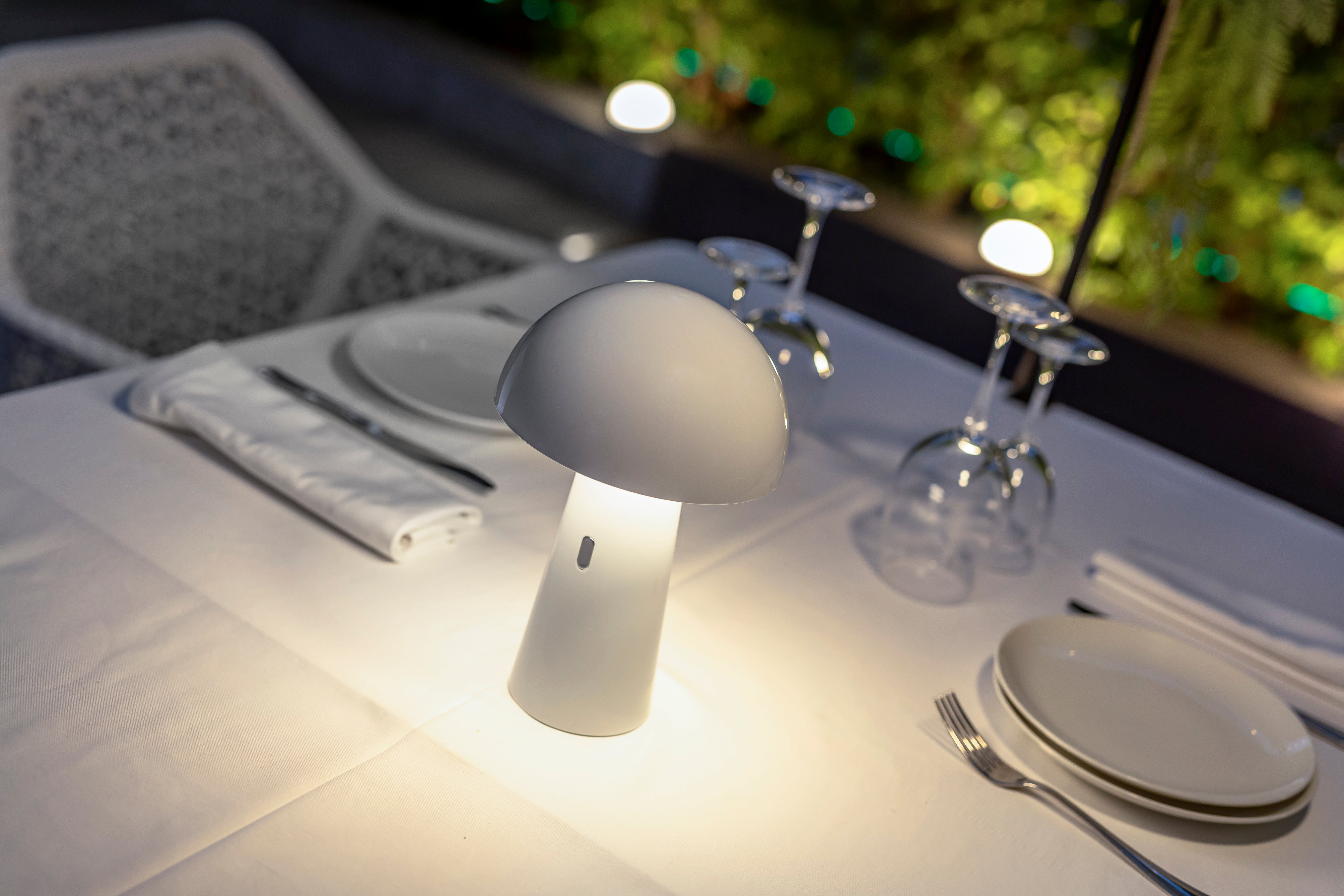 Lampe de table rechargeable Shitake 200 Lumen blanc NEWGARDEN - 2