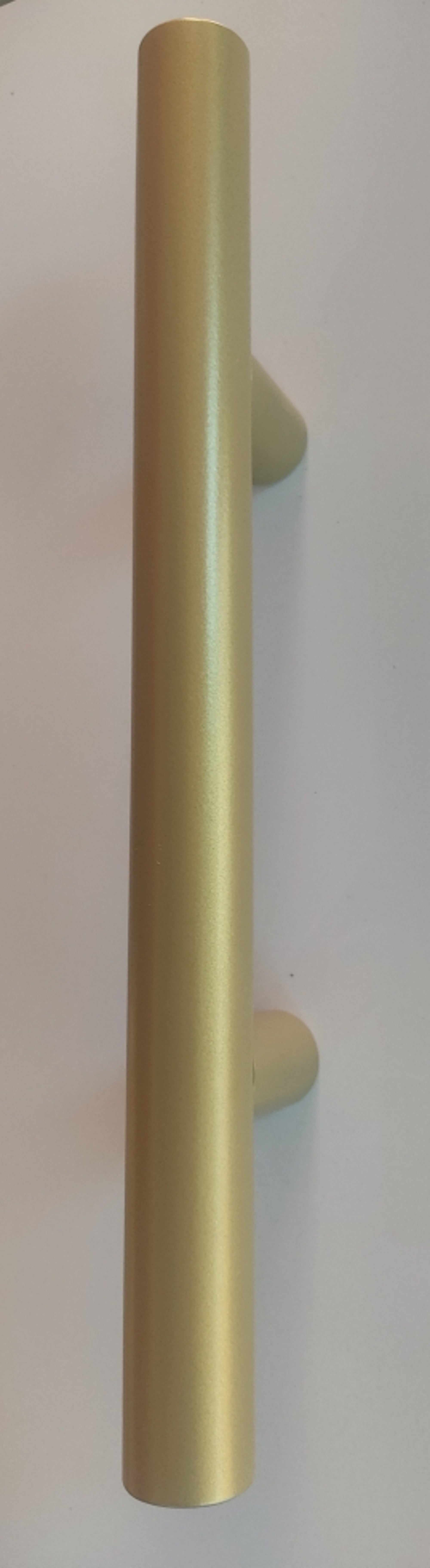 Tirador mueble amarillo / dorado distancia entre eje 250 mm