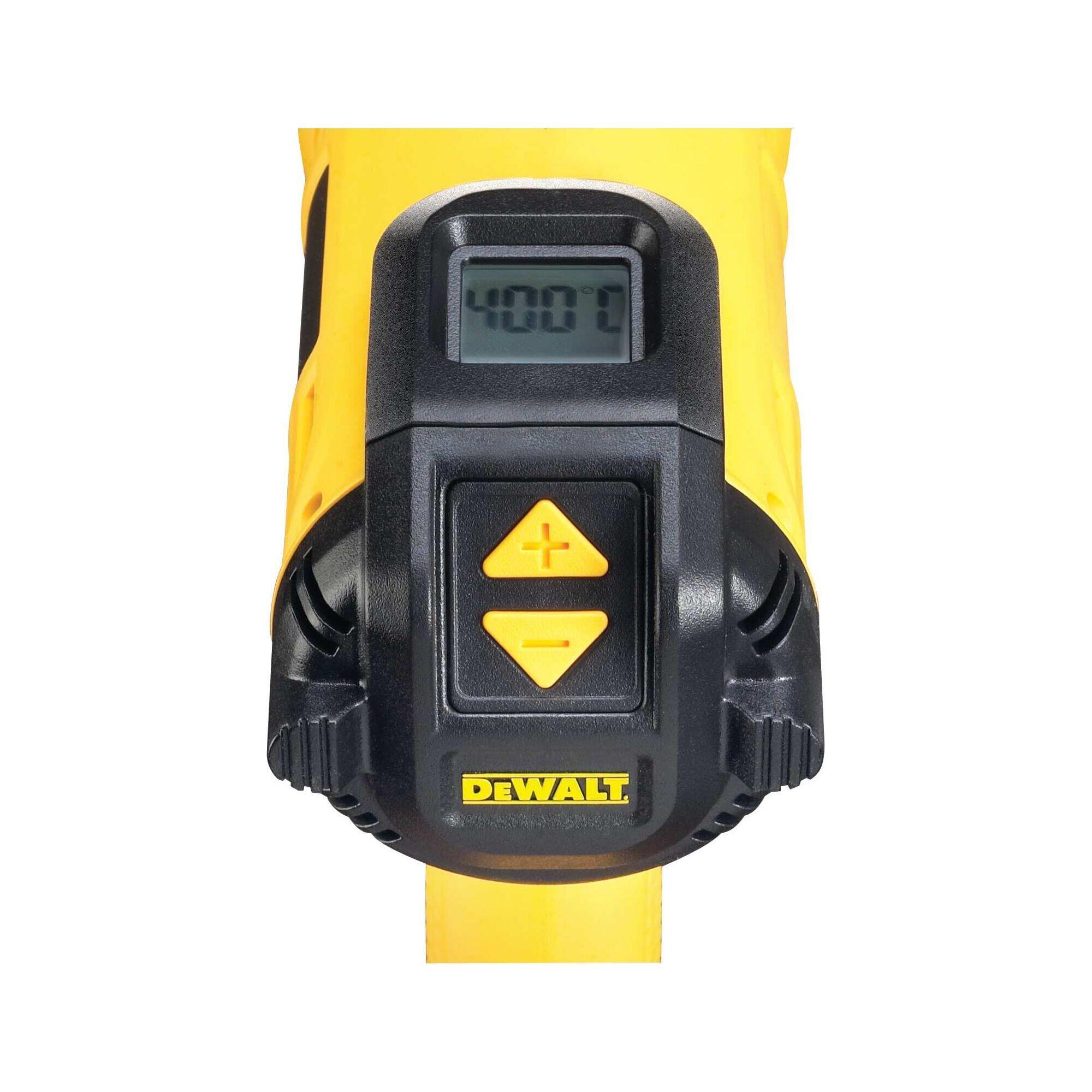 Décapeur Thermique Filaire DEWALT D26414-QS, 2000W 600°C Affichage digital - 2
