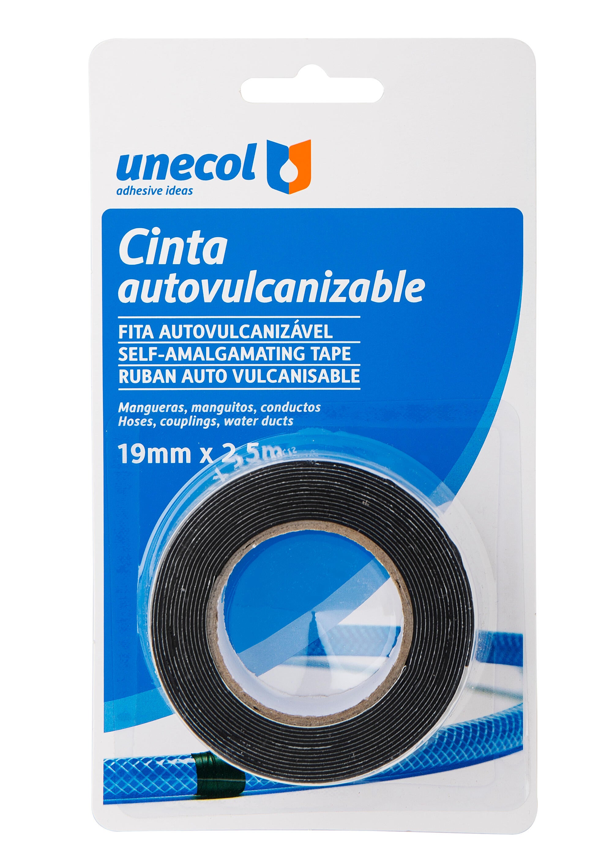 Fita de fortalecimento autovulcanizavel 2.5 m x 19 mm Unecol - 2
