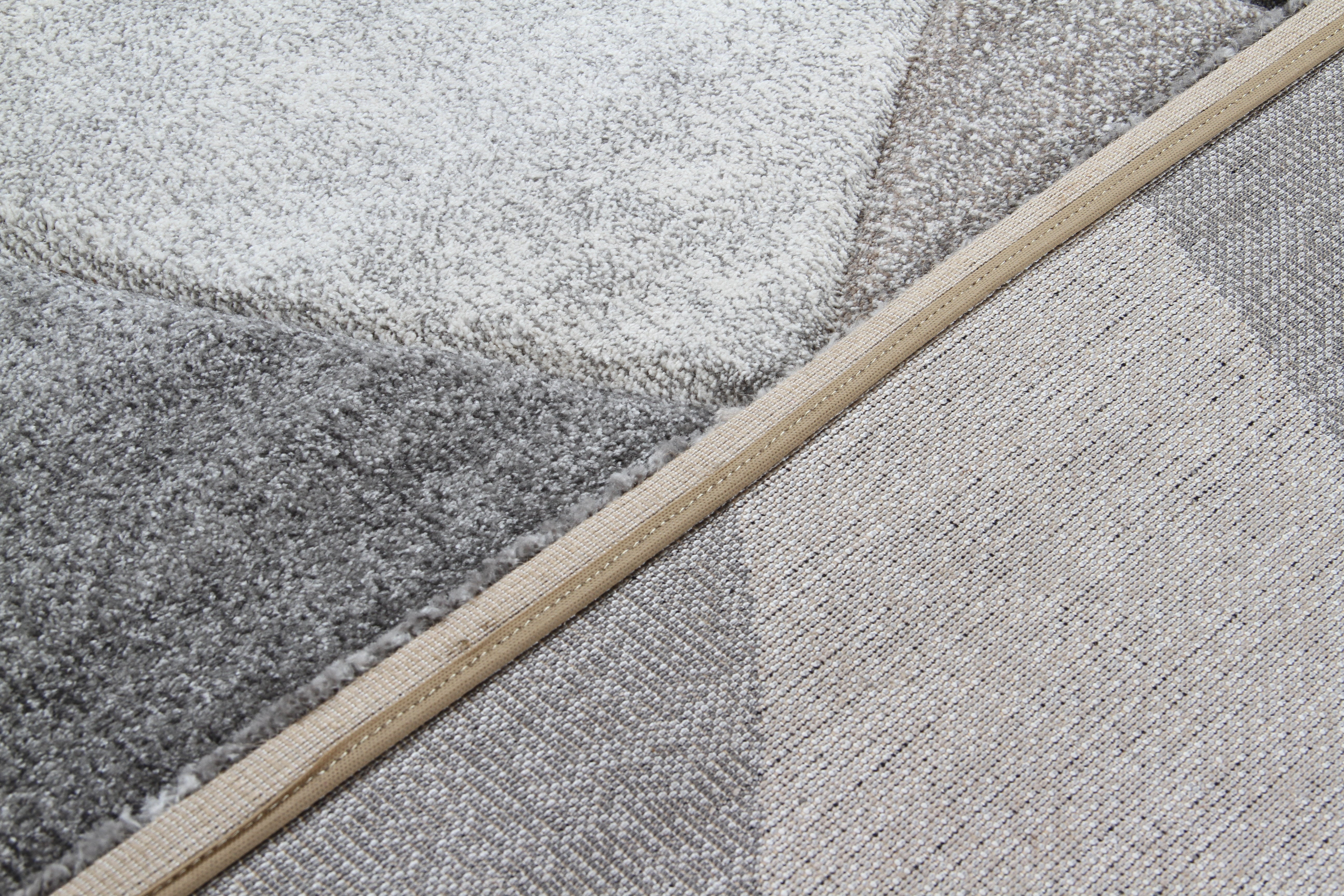 Tappeto Opera Diamanti onde geometrico beige, L 220 x L 160 cm - 8