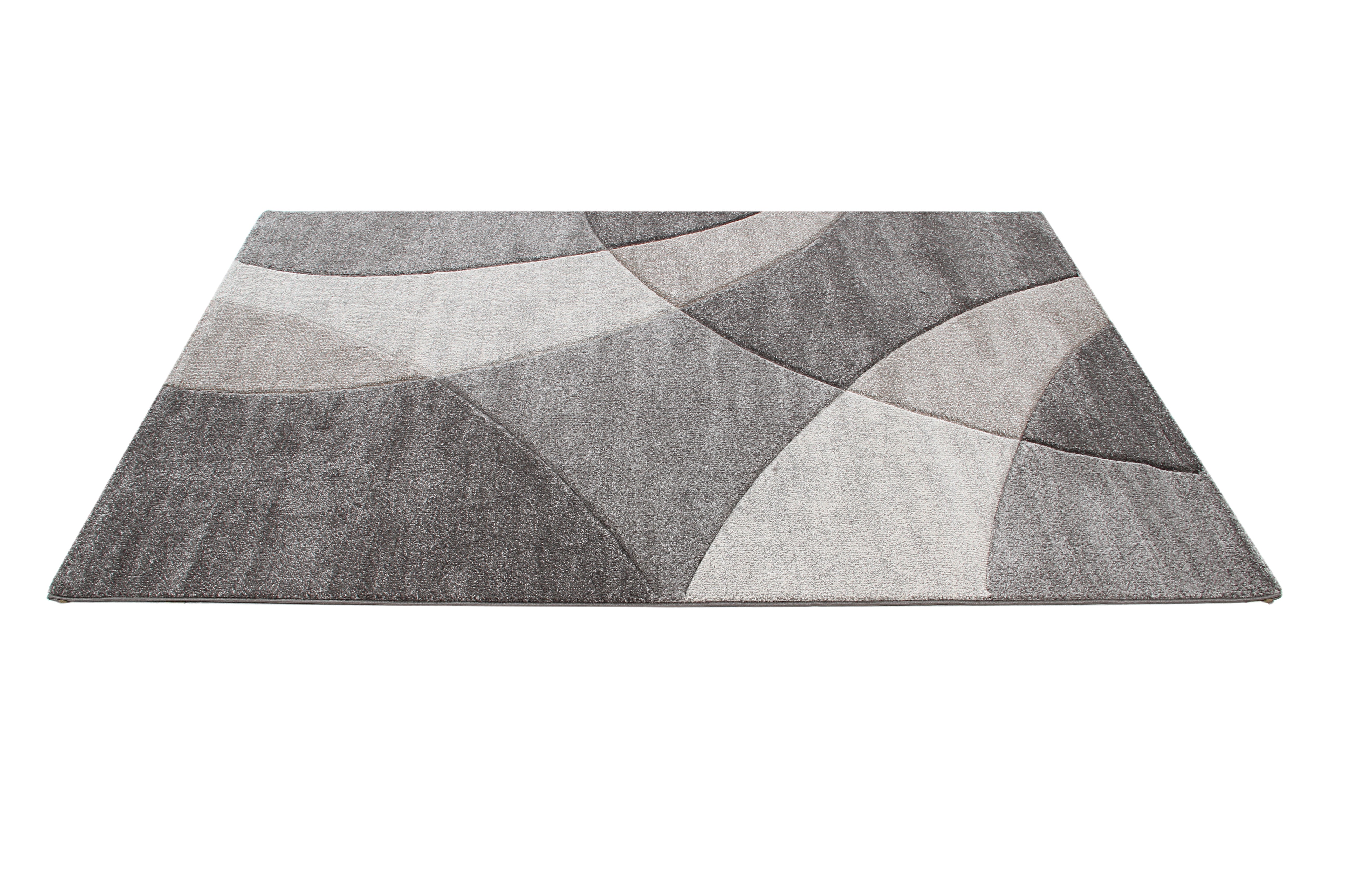 Tappeto Opera Diamanti onde geometrico beige, L 220 x L 160 cm - 6