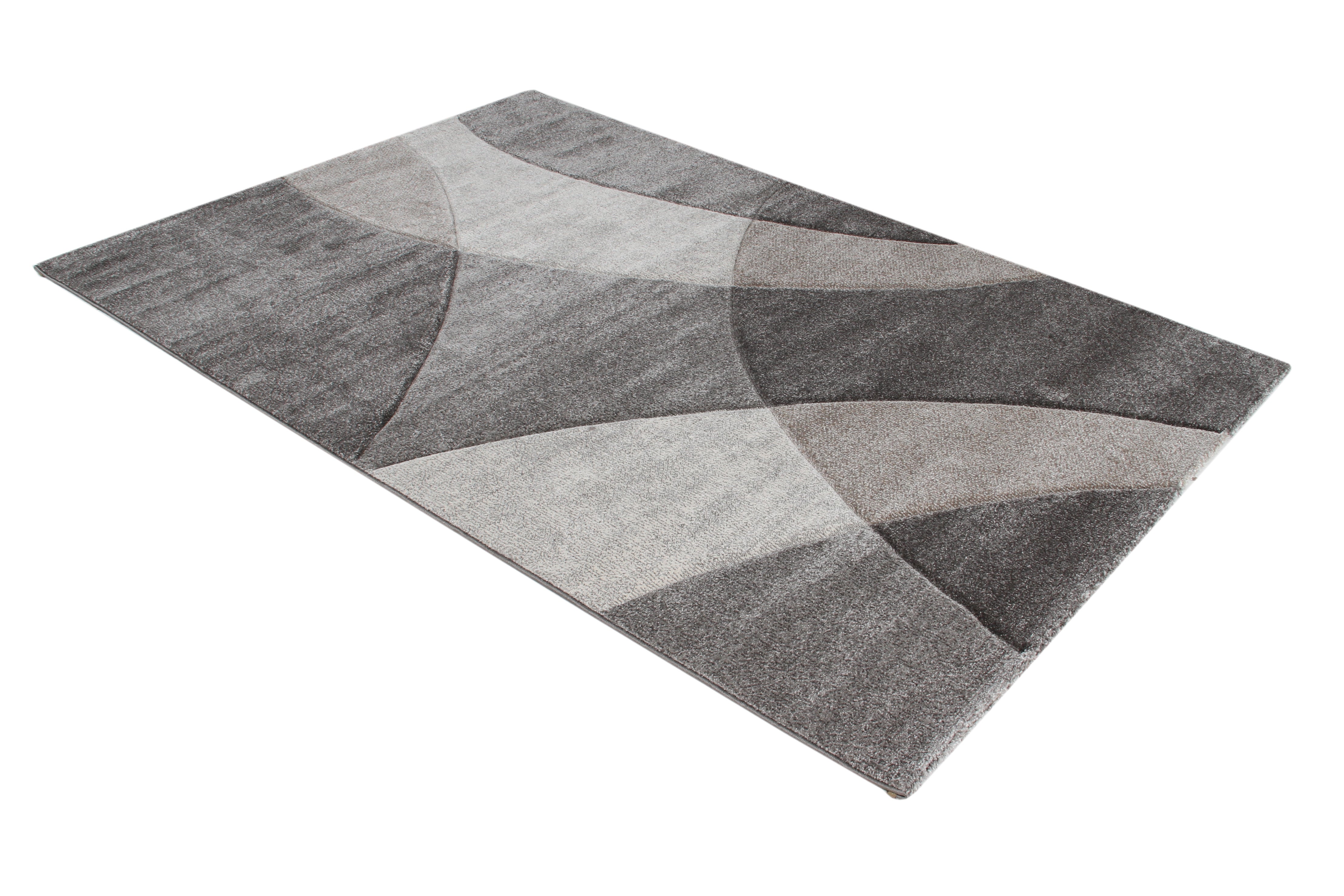 Tappeto Opera Diamanti onde geometrico beige, L 220 x L 160 cm - 5