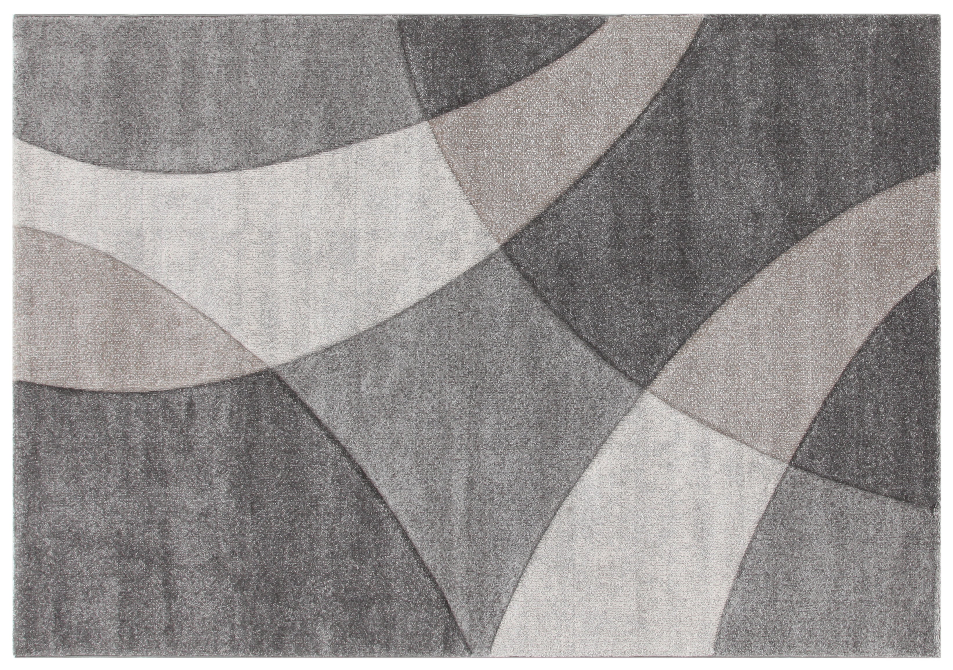 Tappeto Opera Diamanti onde geometrico beige, L 220 x L 160 cm - 3