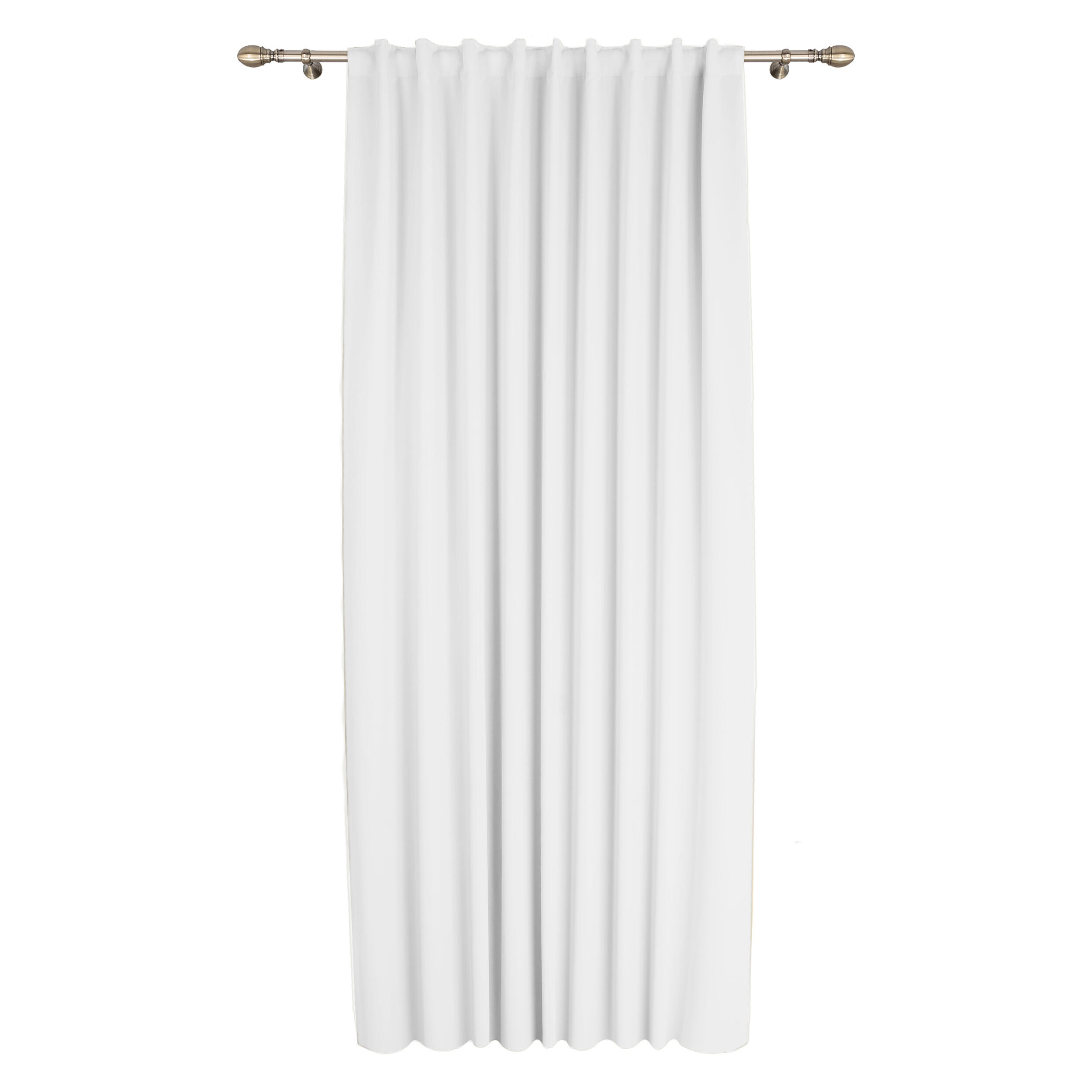 Tenda INSPIRE Carol bianco, fettuccia e passanti nascosti 200x280 cm - 5