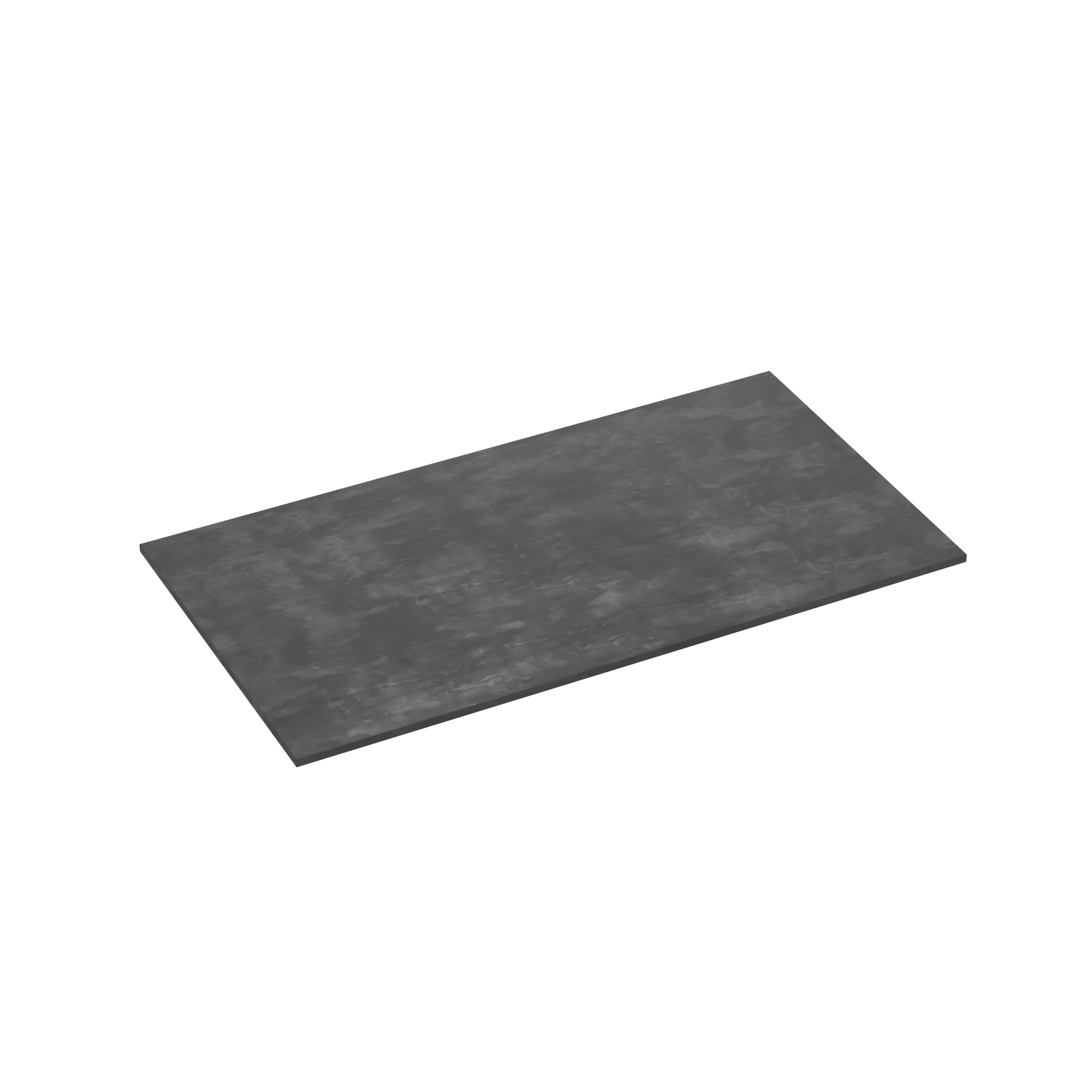 Encimera lavabo new studio gris antracita 91x49x1.2 cm