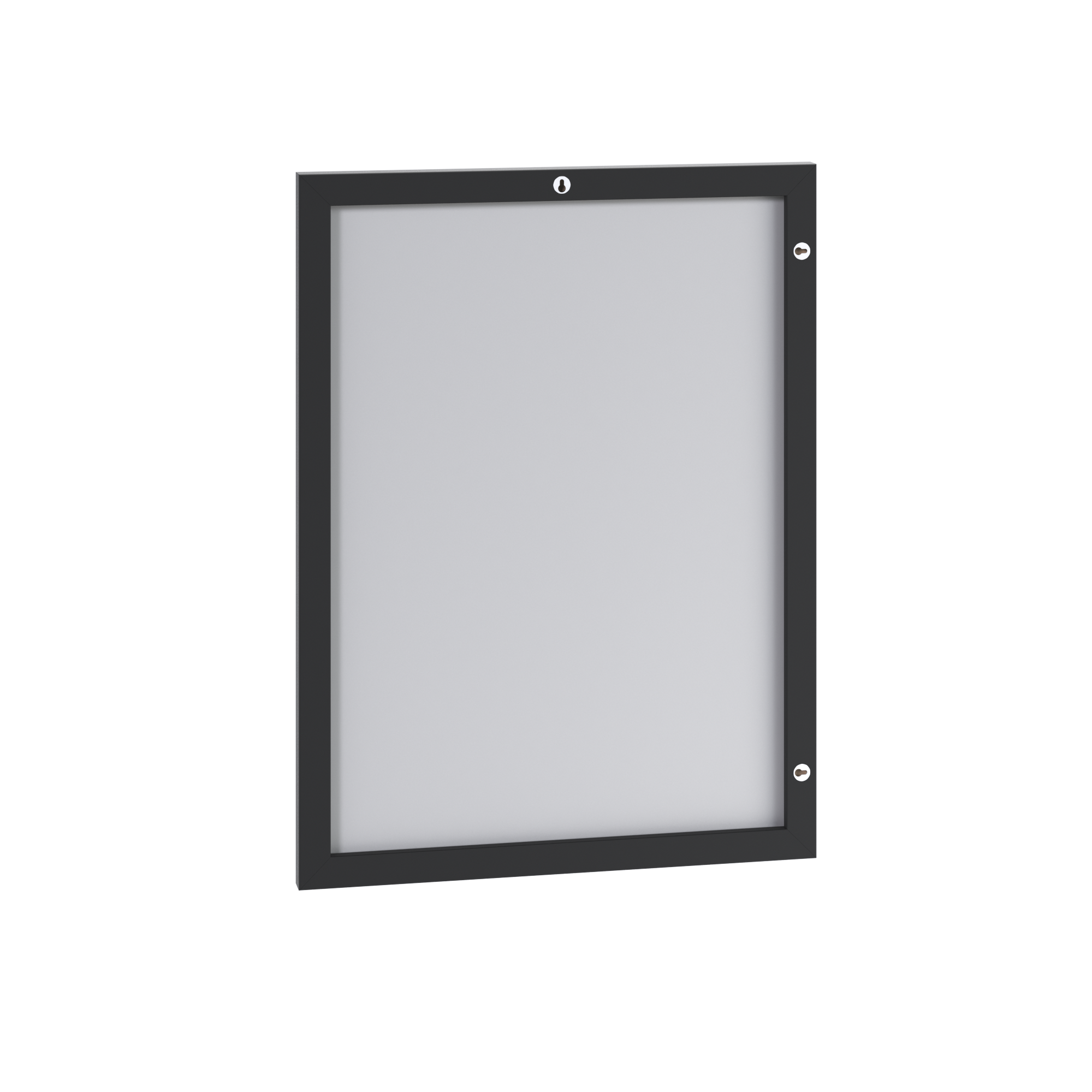 Miroir rectangulaire mdf noir Studio, l.80 x H.60 cm - 9