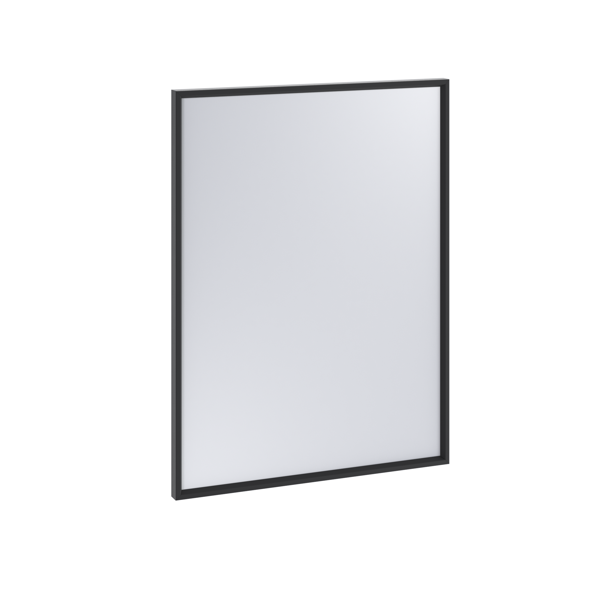 Espejo enmarcado rectangular new studio negro 80 x60 cm
