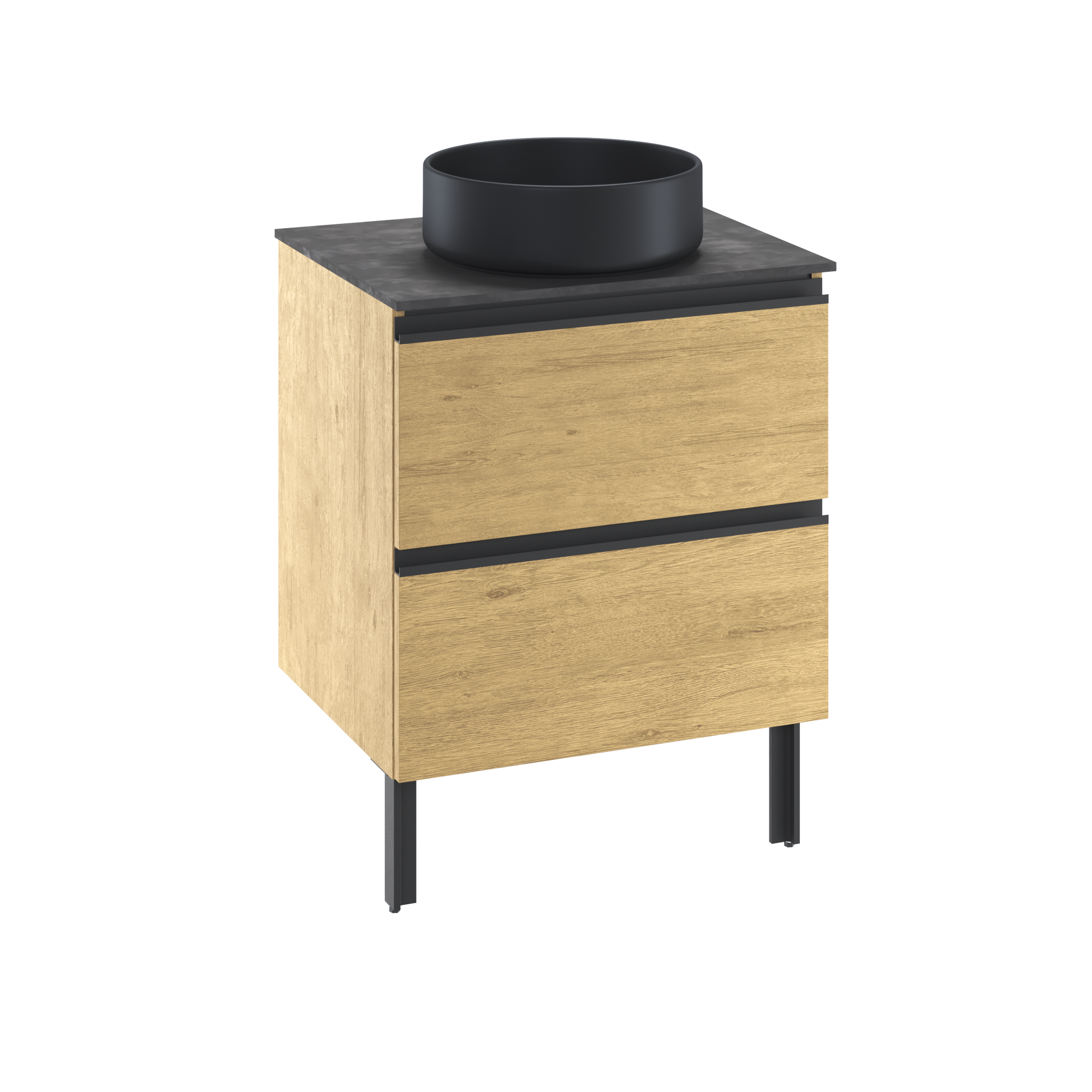 Pied ajustable INSPIRE Studio noir anodisé - 2