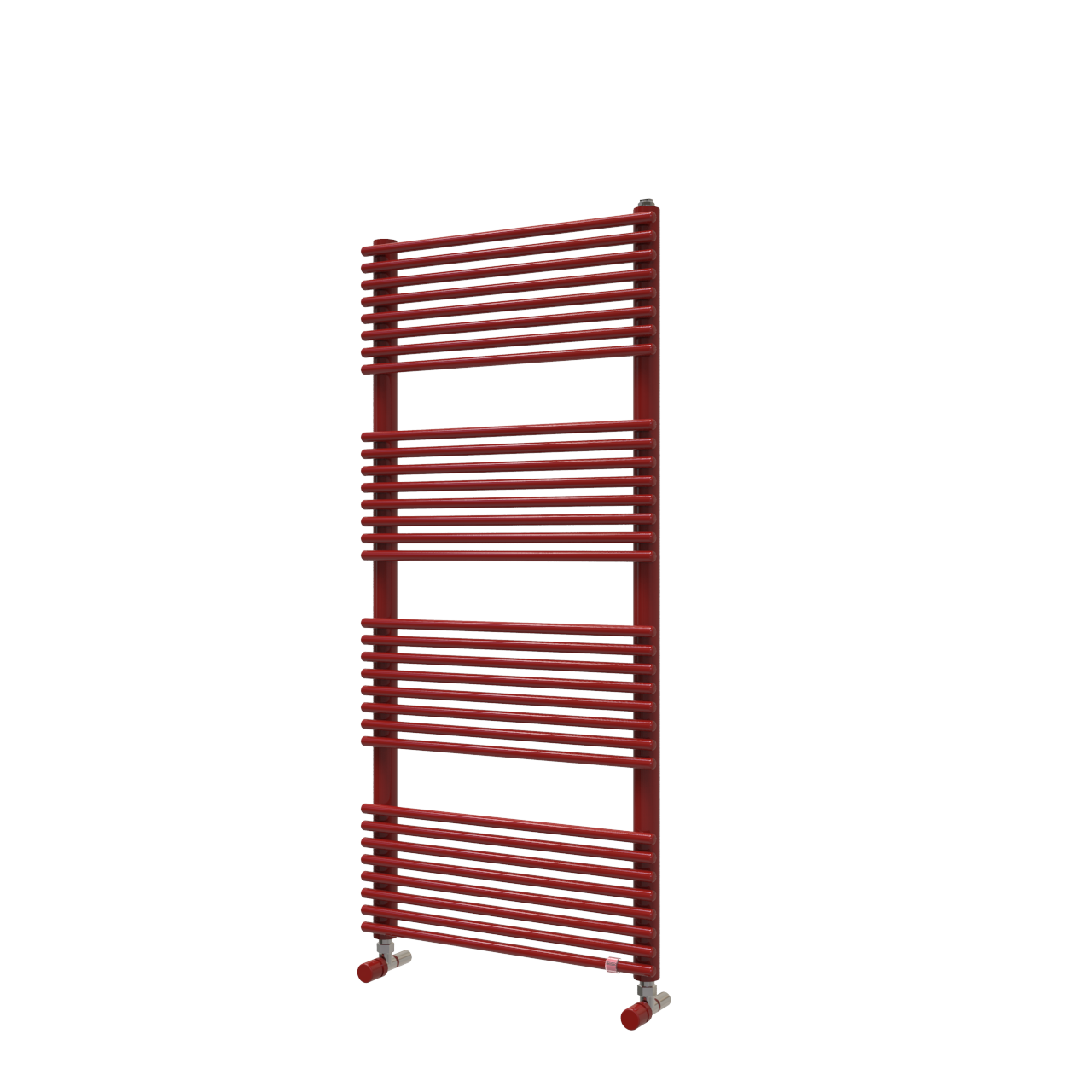 Scaldasalviette ad acqua calda DE'LONGHI SLIM rosso  interasse 450 mm, L 50 x H 107.7 cm - 3