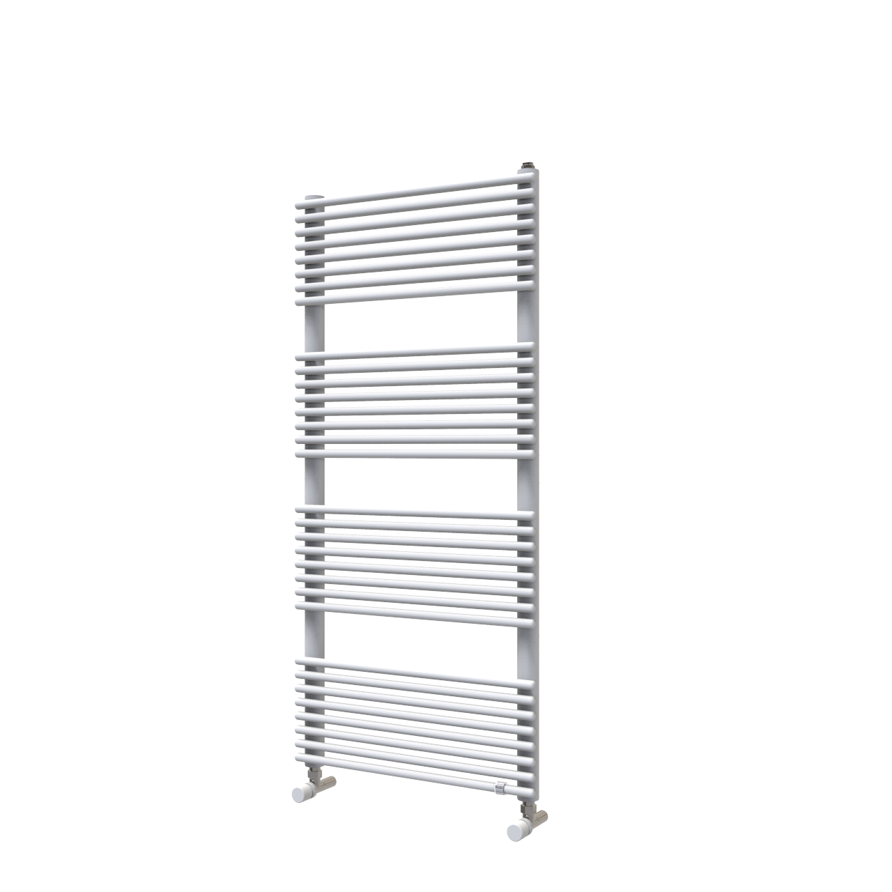 Scaldasalviette ad acqua calda DE'LONGHI SLIM bianco matt interasse 450 mm, L 50 x H 107.7 cm - 3