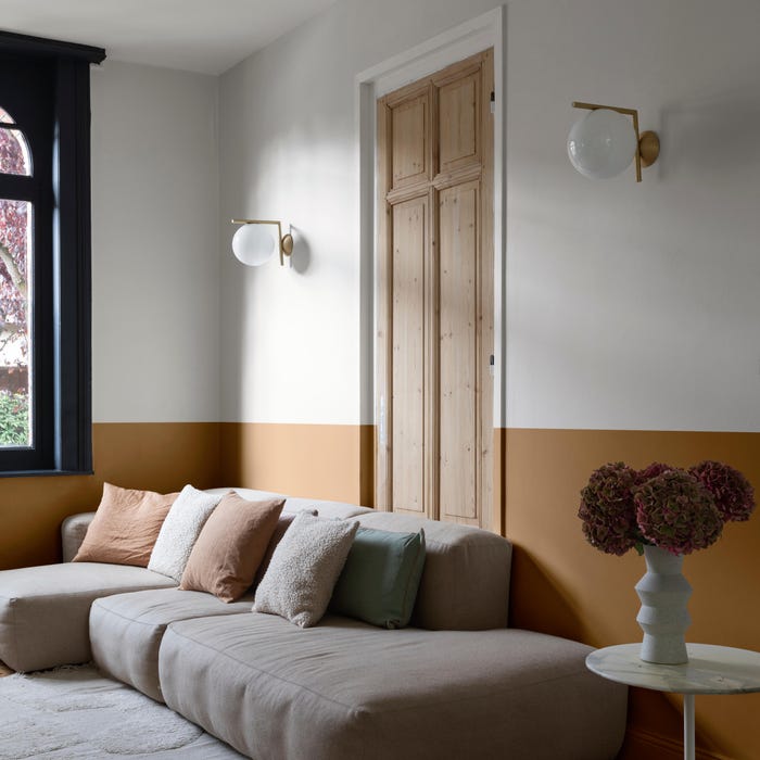 Testeur peinture mur, boiserie blanc mousseline velours LIBÉRON 163 ...
