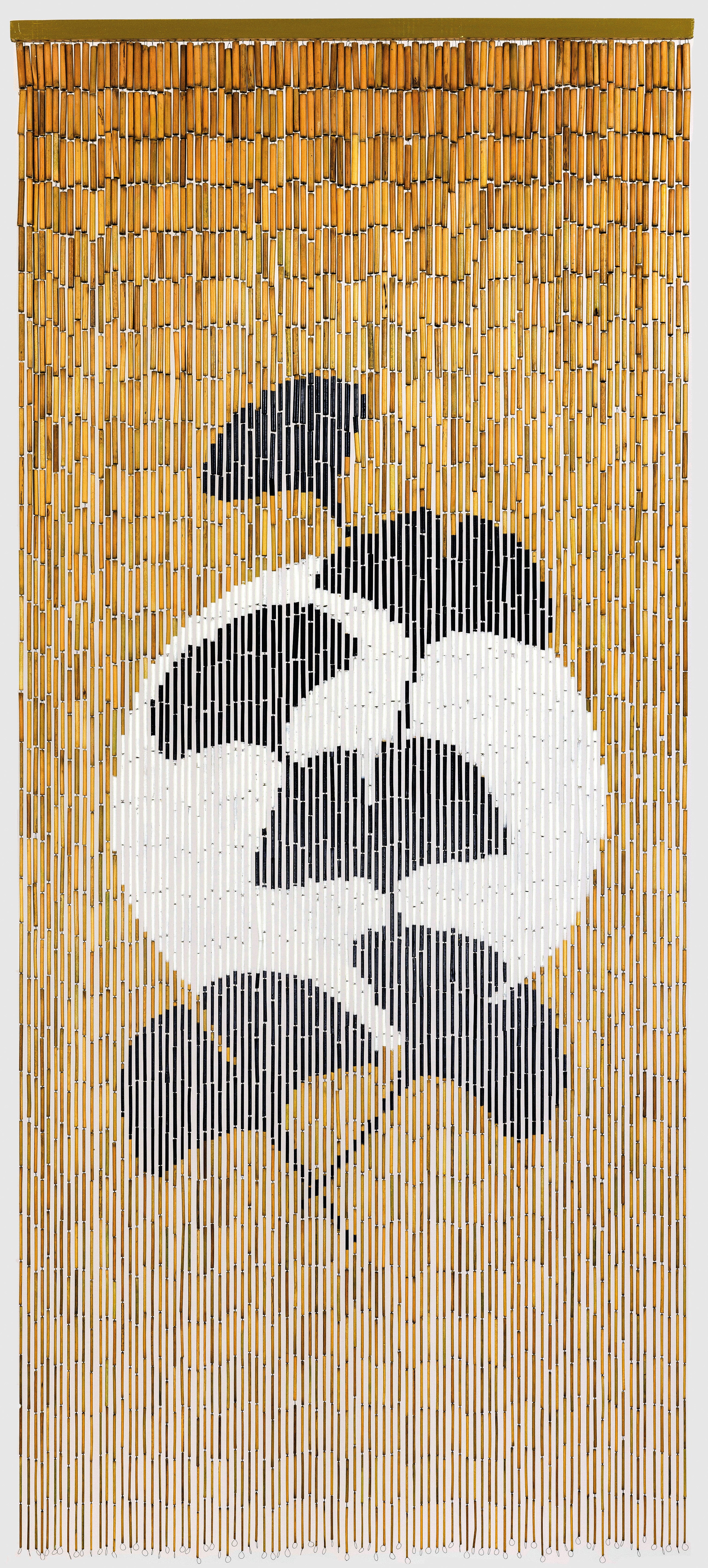 Rideau de porte en bambou, l.90 x H.200 cm, marron, Gingko e214 - 2