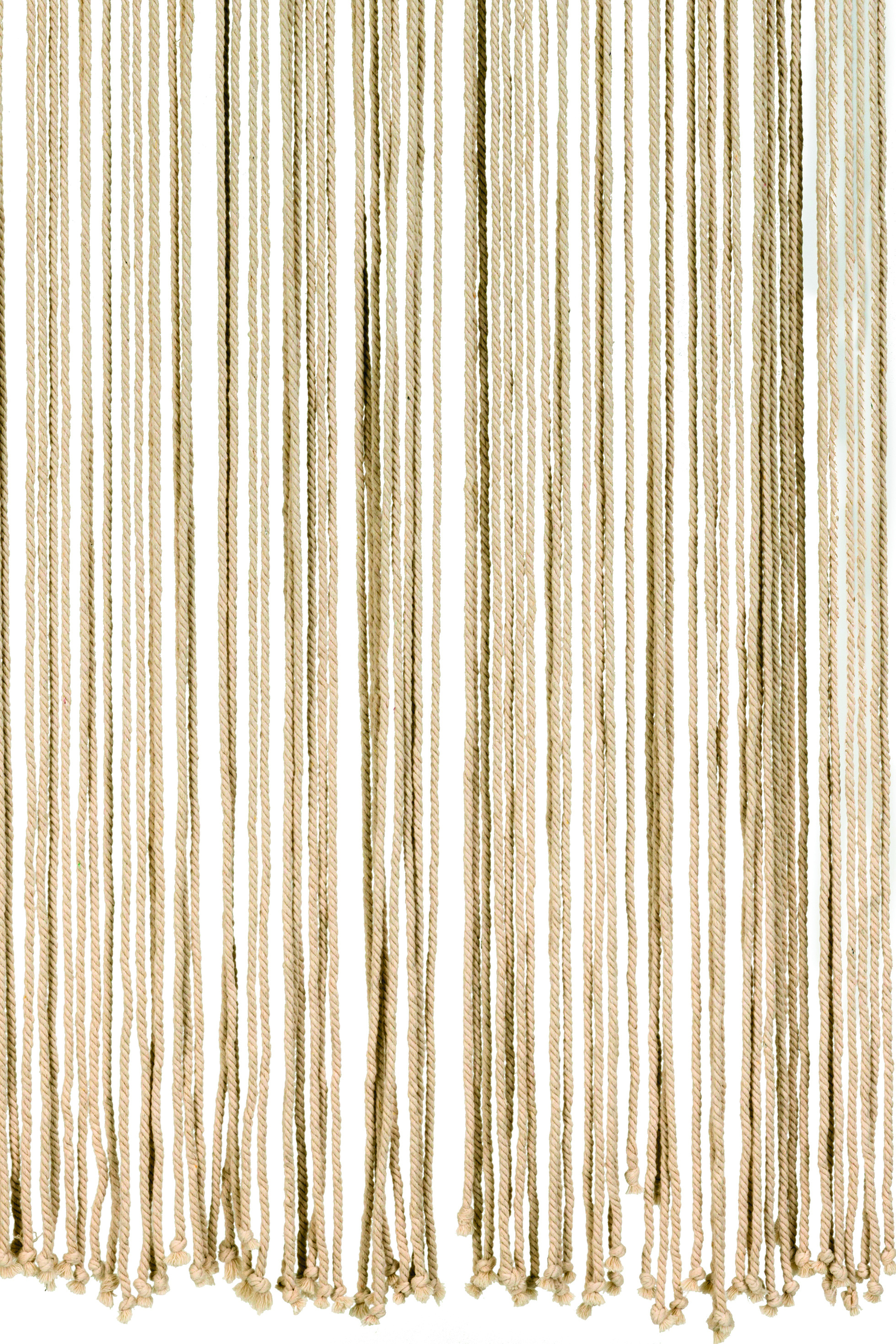 Rideau de porte en coton, l.90 x H.200 cm, beige, Bohème - 3