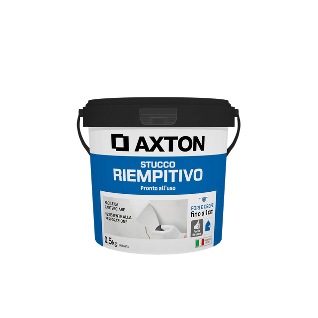 Stucco in pasta per interno AXTON 500 g bianco