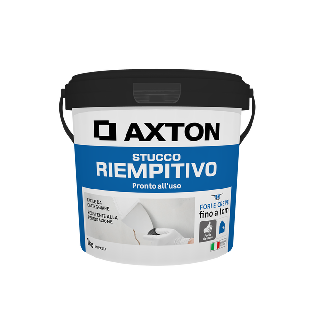 Stucco in pasta per interno AXTON riempitivo 1 kg bianco