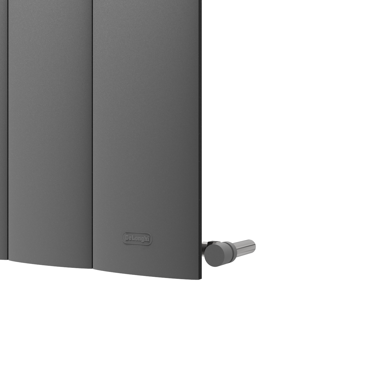 Scaldasalviette ad acqua calda DE'LONGHI PALACE grigio graphite interasse 1800 mm, L 54.4 x H 185.2 cm - 4
