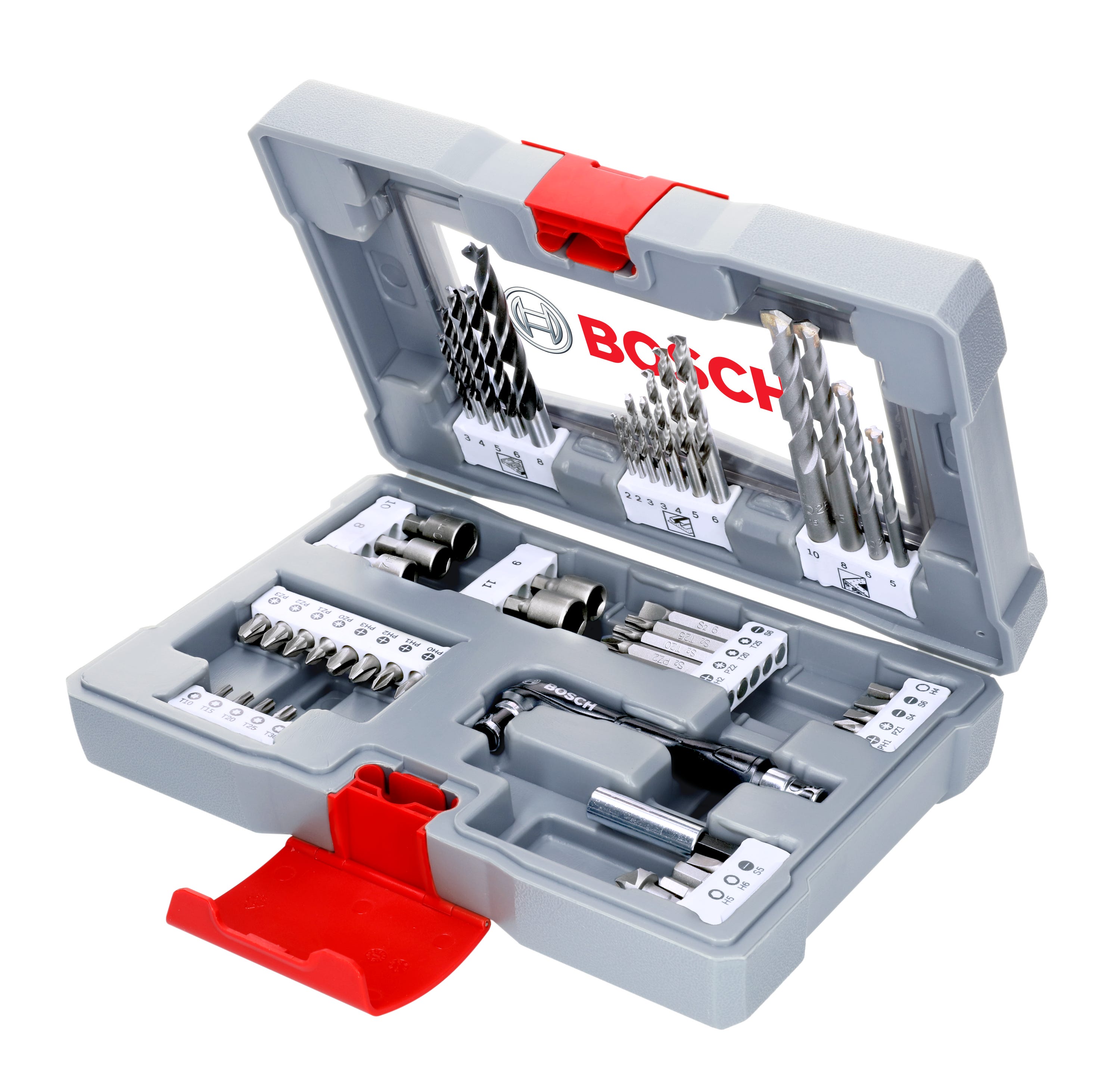 Bosch Accessori - Set di punte per trapano in metallo, 2,6x57 mm, 2 Bosch Accessori - Set di punte per trapano in metallo, 2,6x57 mm, 2