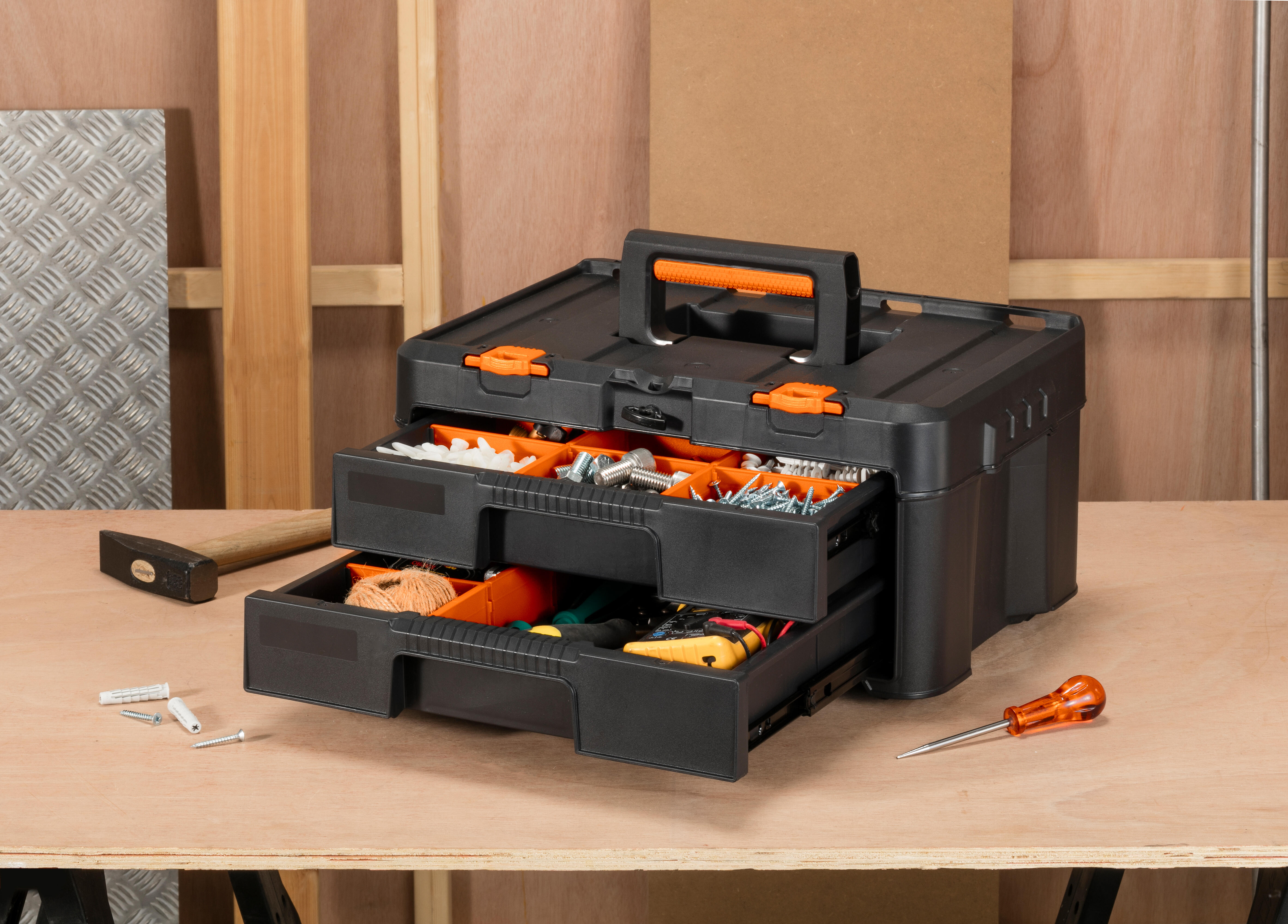 Rangement 2 tiroirs système stockage modulaire Stack'N Roll WORX - 2
