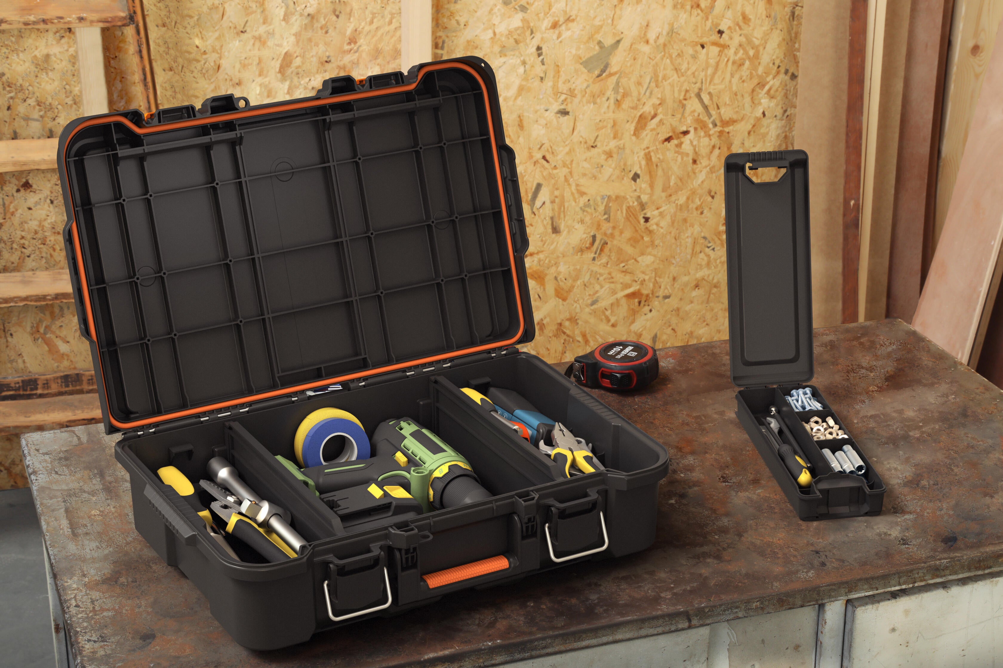 Boîte à outils électriques système stockage modulaire Stack'N Roll WORX - 2