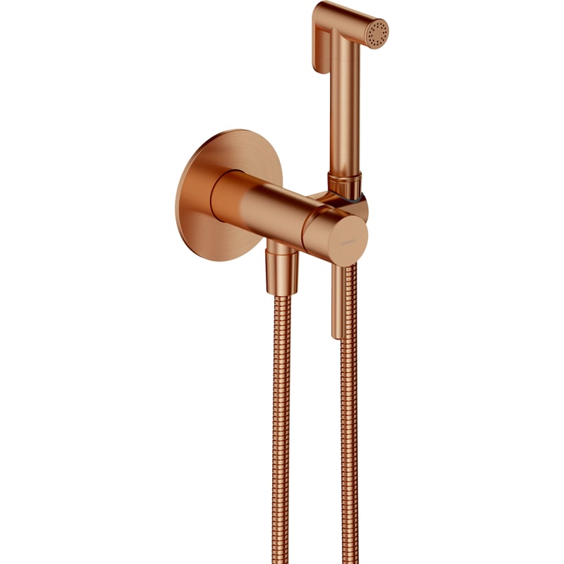 Bateria podtynkowa bidetowa Simplon Miedź Szczotkowana Omnires