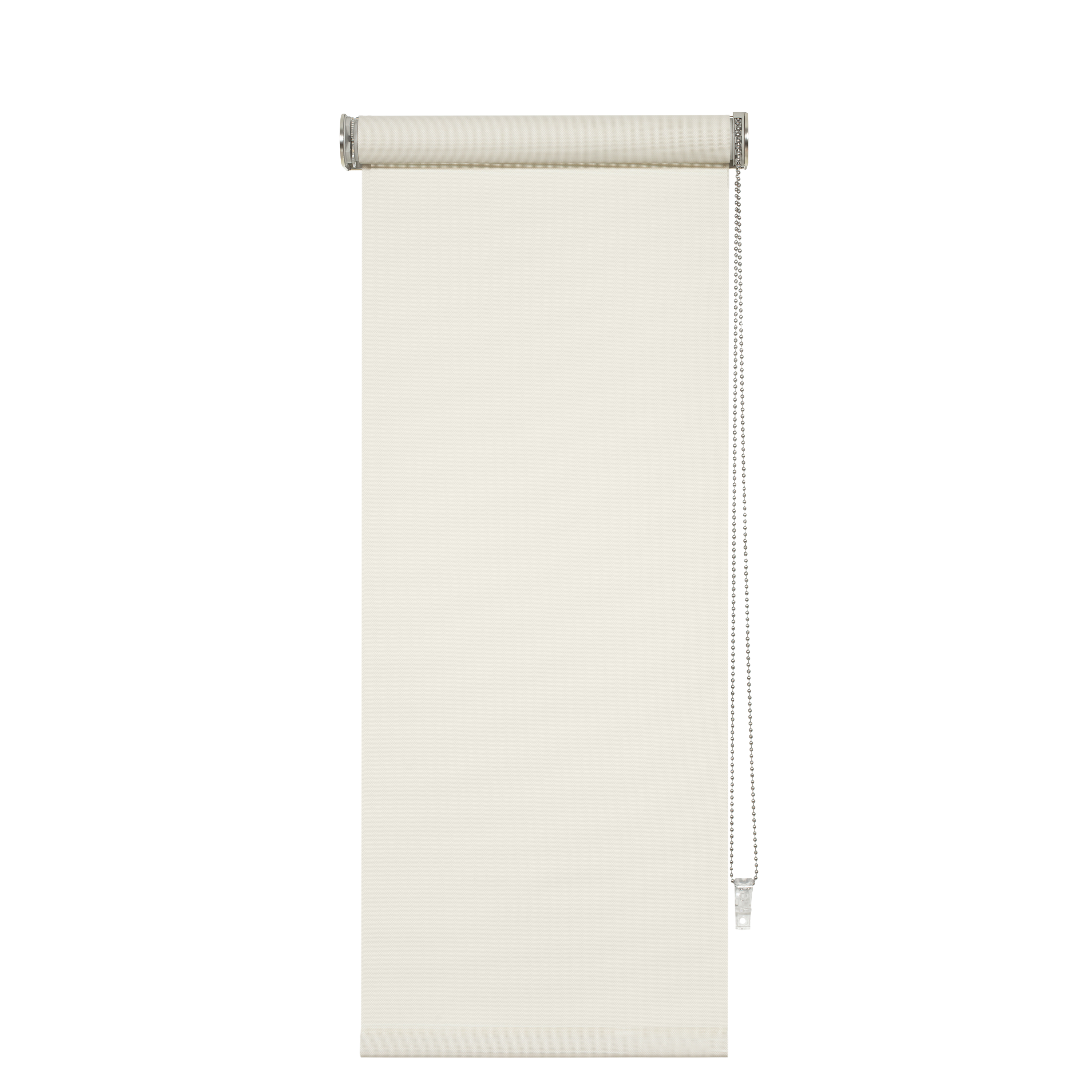 Estor enrollable screen 10% térmico Brasilia de 105x250 PVC liso blanco / lino INSPIRE con cadena - 5