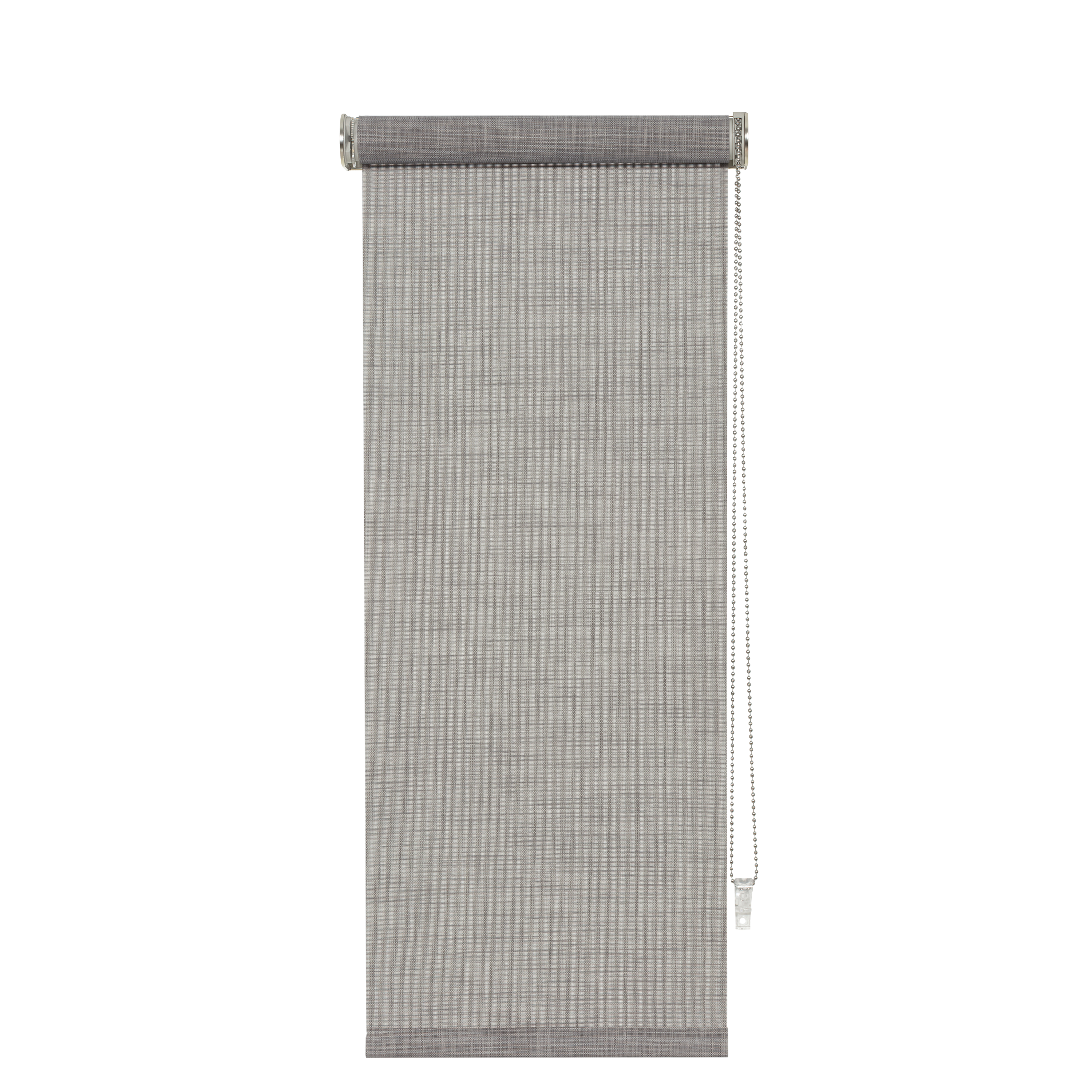 Estor enrollable screen 10% térmico con cadena Puebla poliéster liso gris granito INSPIRE de 90x250cm - 5