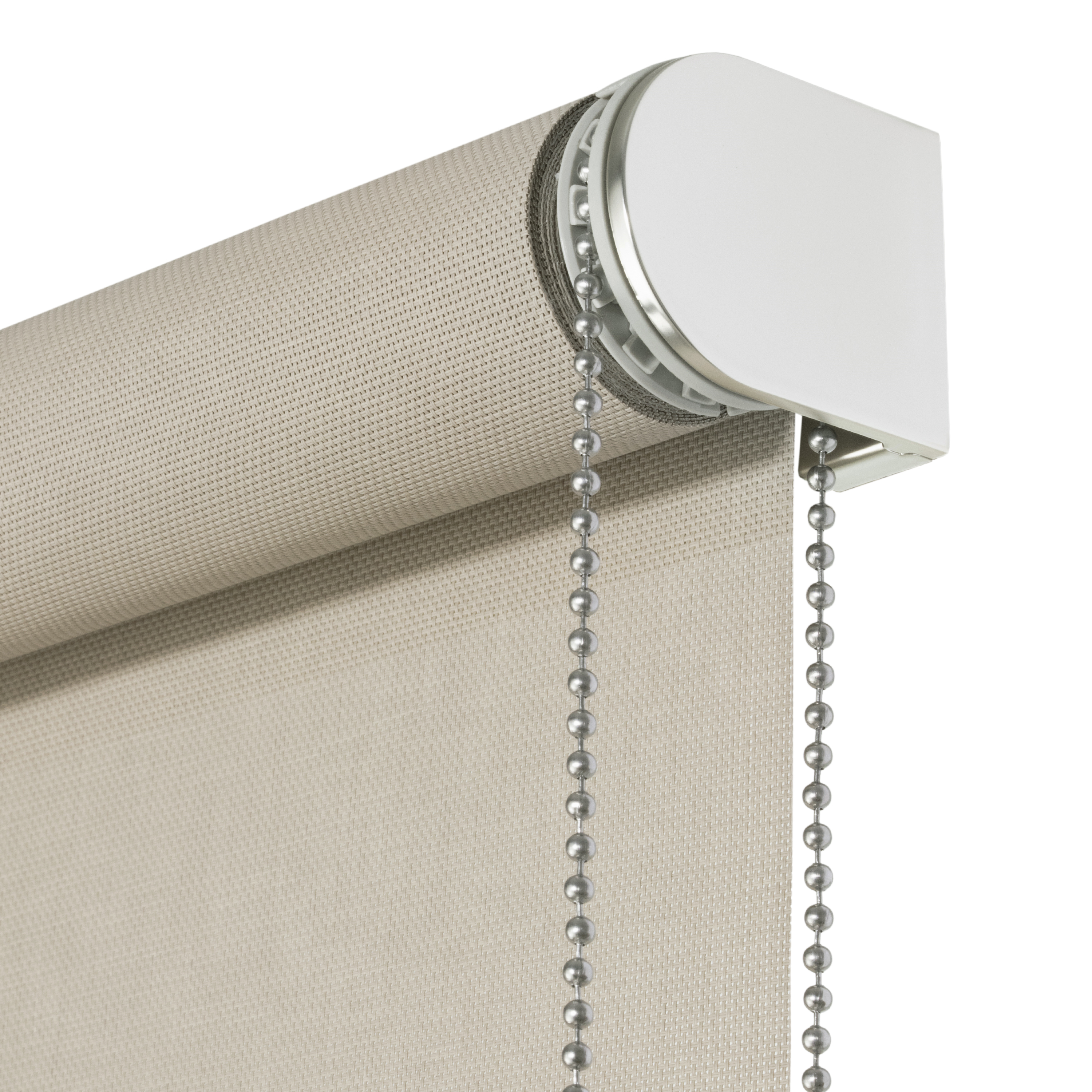 Estor enrollable screen 10% Brasilia de 105x250 poliéster liso pebble INSPIRE con cadena - 9