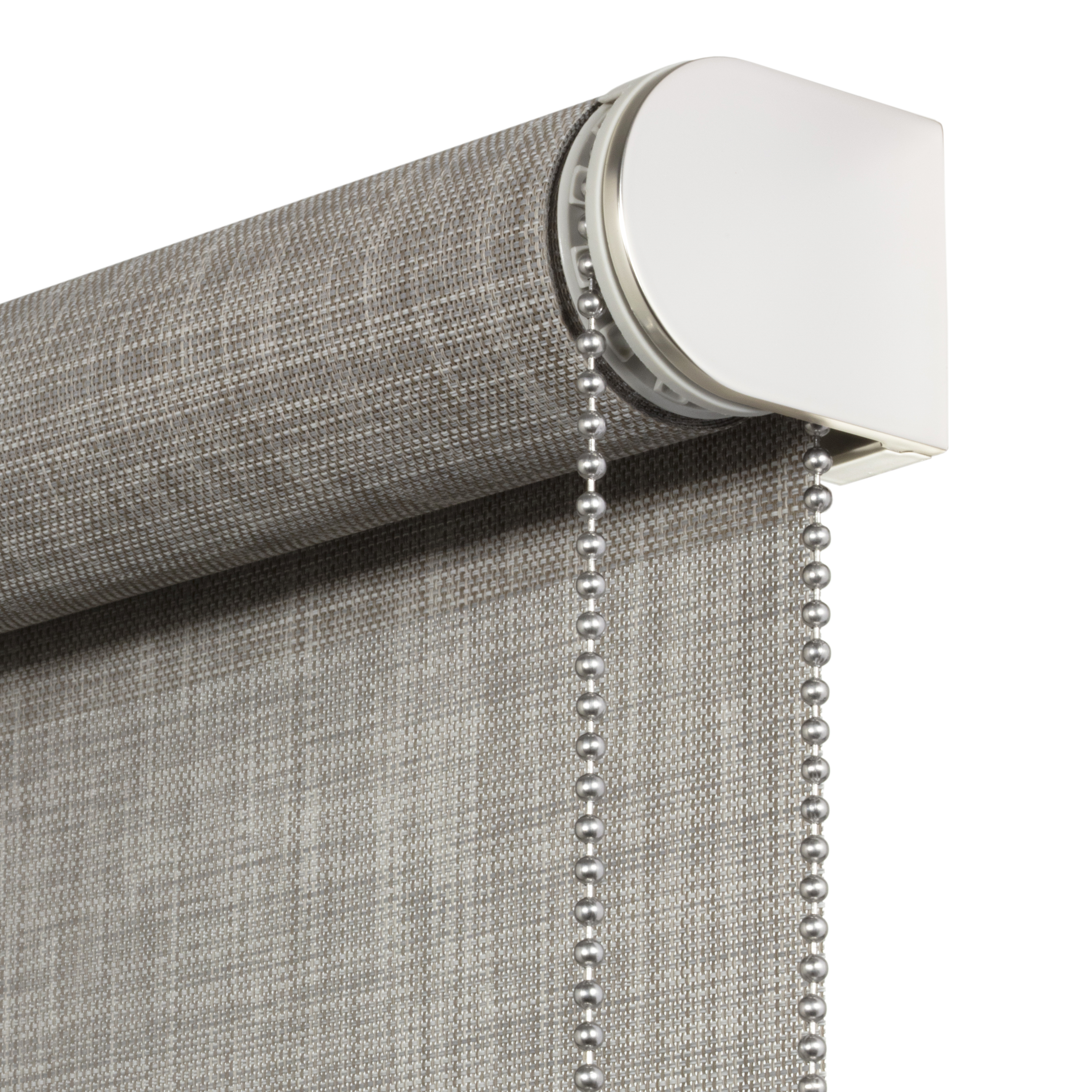 Estor enrollable screen 10% térmico con cadena Puebla poliéster liso gris granito INSPIRE de 90x250cm - 10