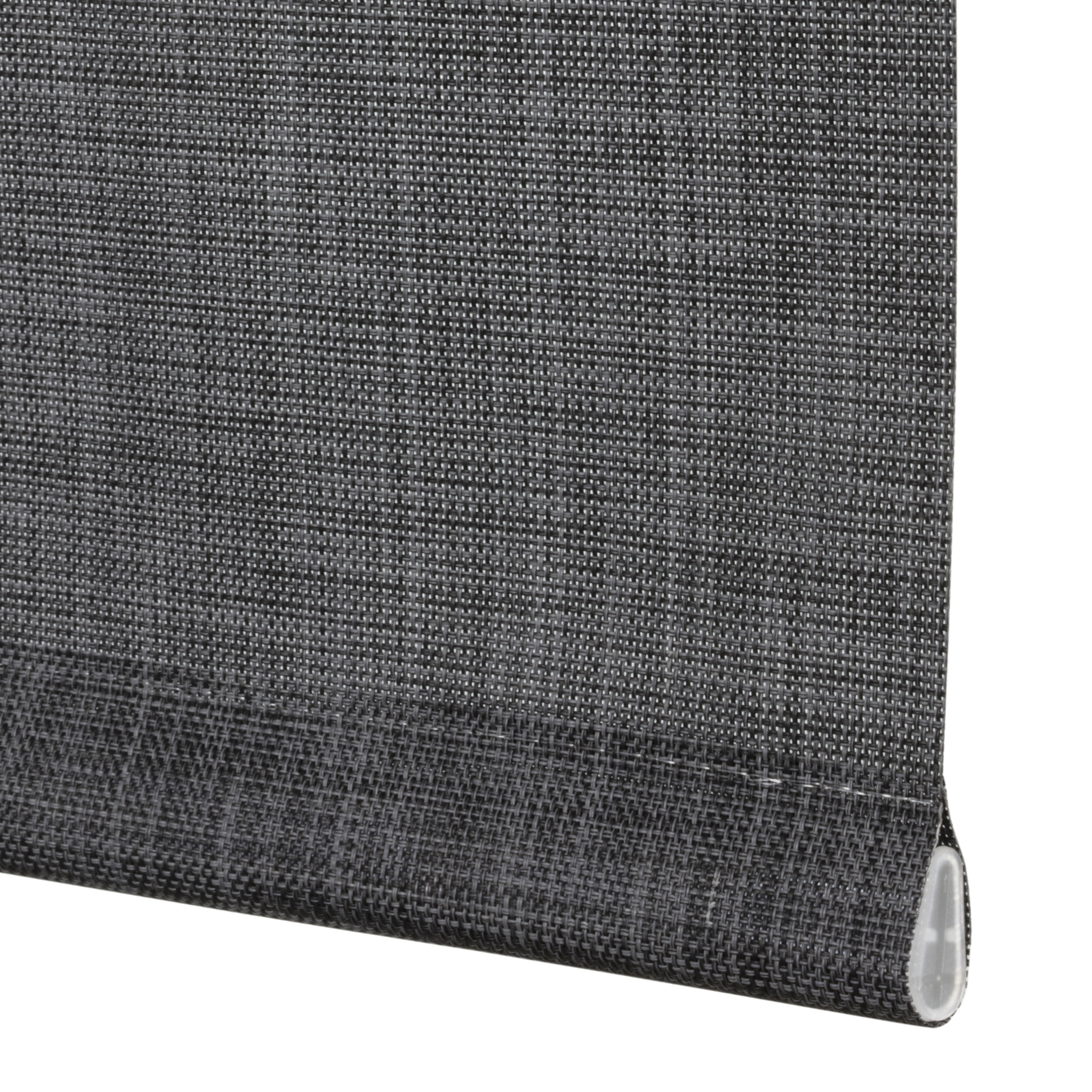 Estor enrollable screen 10% térmico Puebla de 120x250 poliéster liso negro charcoal INSPIRE con cadena - 5