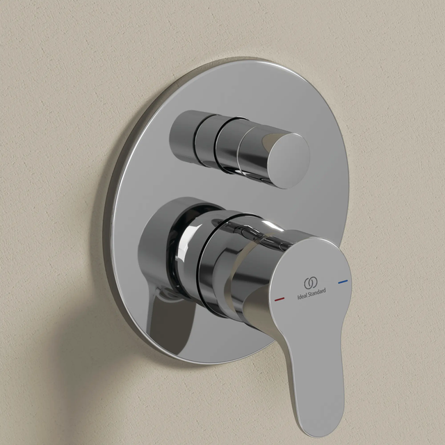 Rubinetto per doccia getto laminare cristallino a 2 manopole Cerabase cromo lucido IDEAL STANDARD