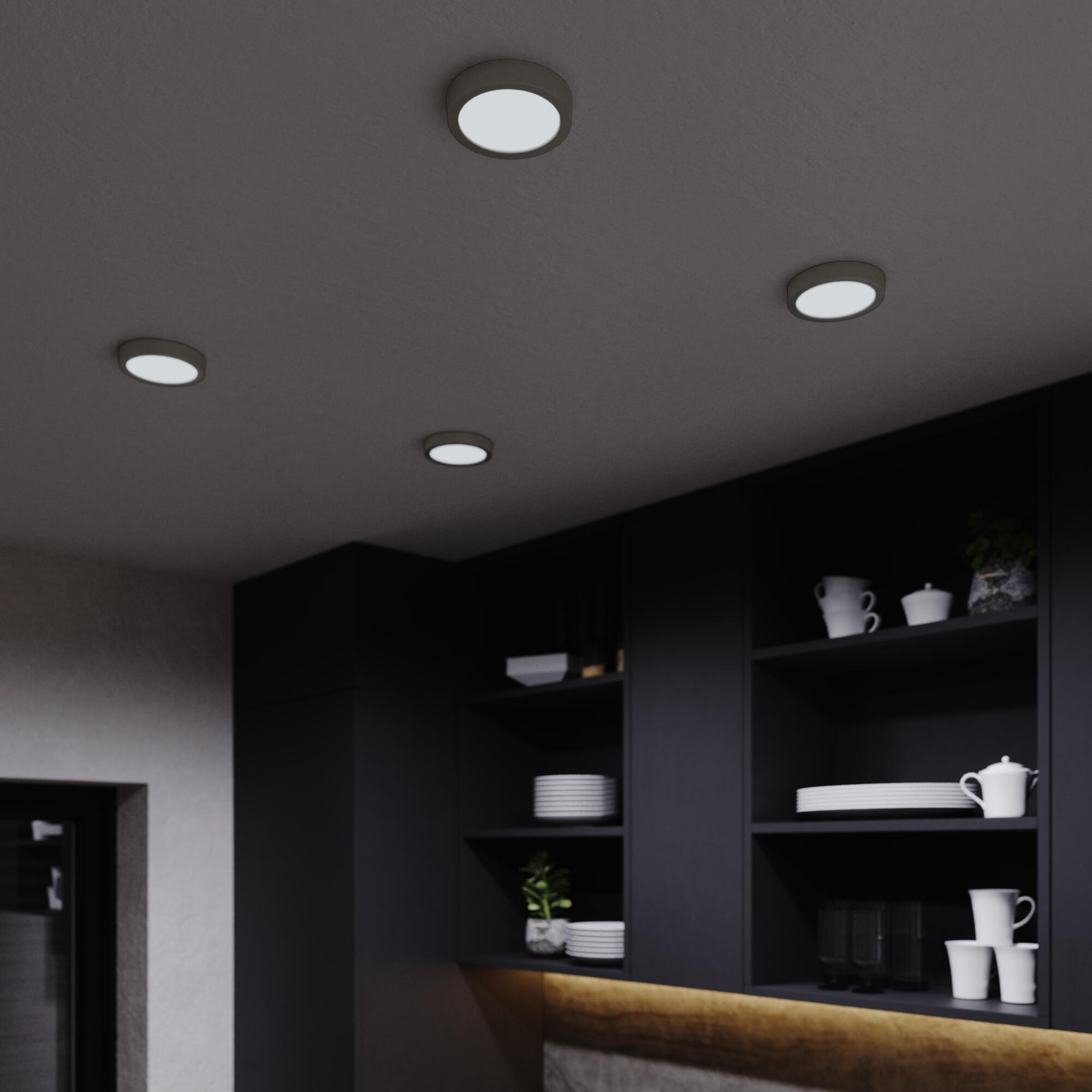 Foco de encastrar INSPIRE SANOA LED REDONDO 4000K/700LM - 8