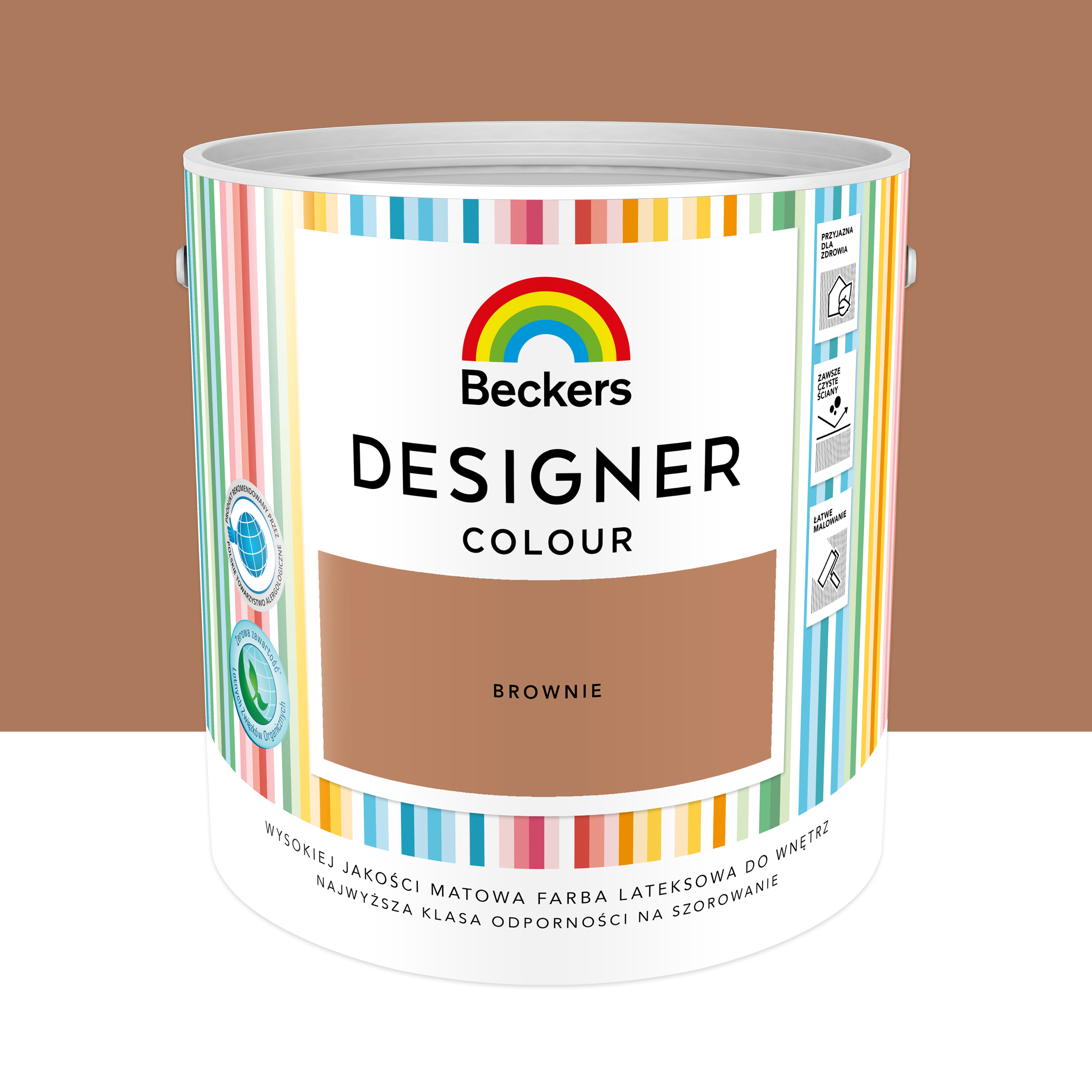 Farba wewnętrzna Beckers Designer Colour Brownie 2.5 l