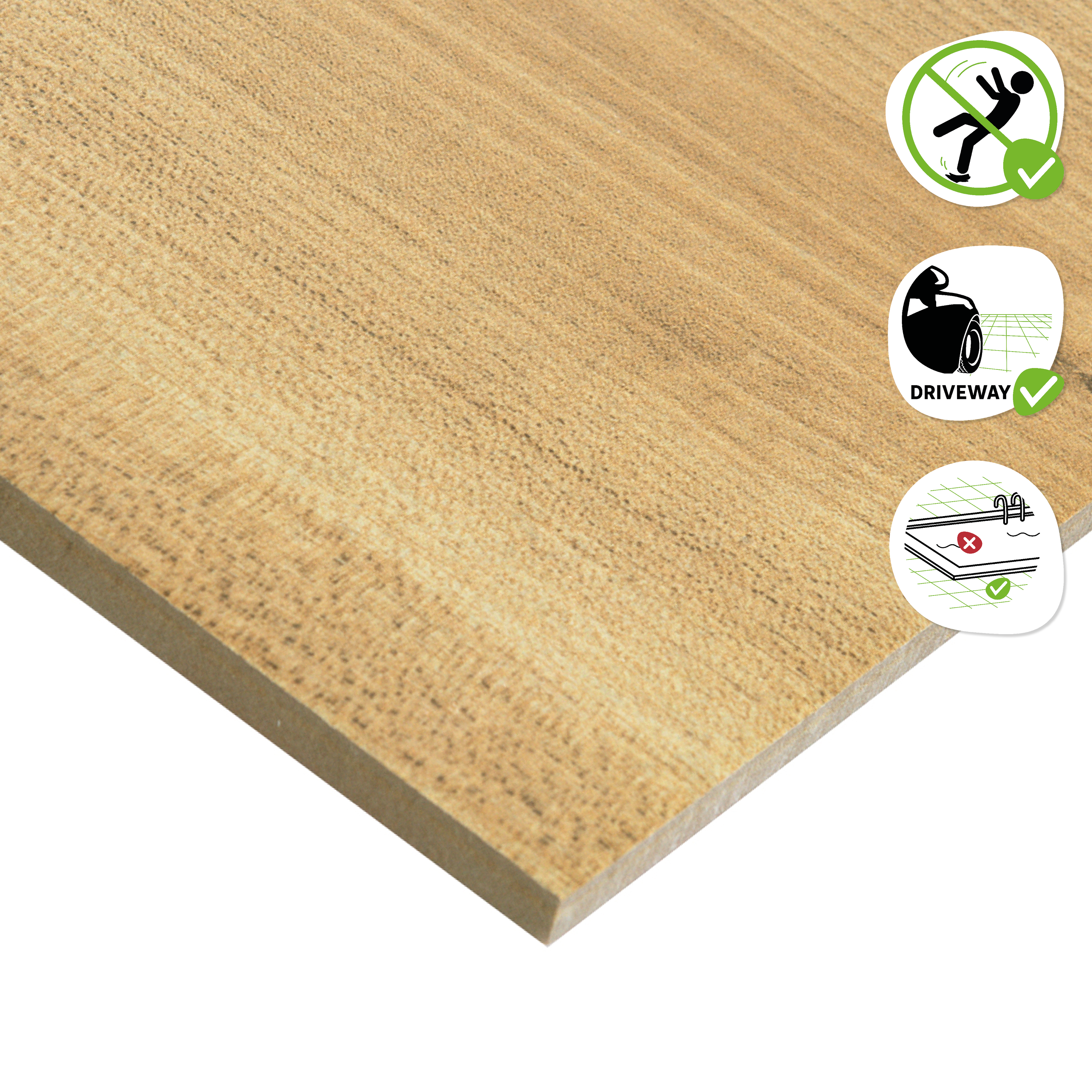 Suelo porcelánico Wakefield efecto madera natural 20x75 cm C3 ARTENS - 2