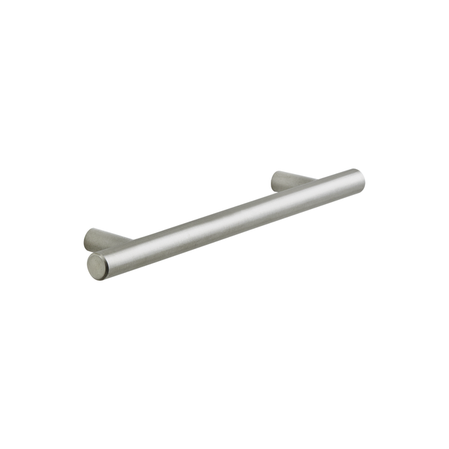 Poignée de meuble Sara, acier inoxydable nickel brossé, entraxe 128 mm