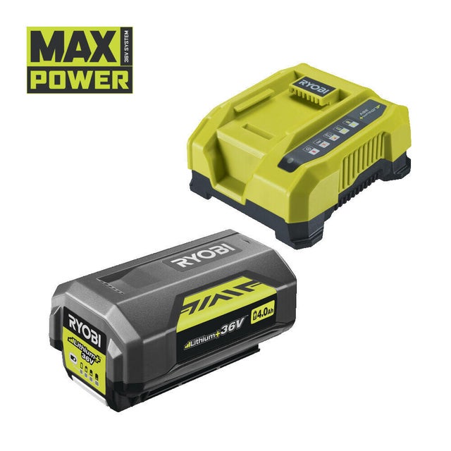 Chargeur et batterie RYOBI Ry36bc60a-140, 36 V, 4 Ah