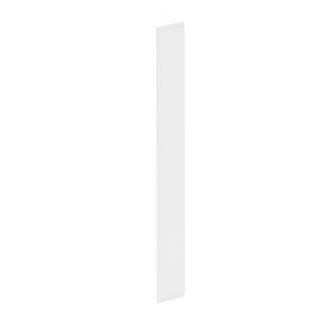 Fileur d'angle DELINIA ID Oxford blanc H.76.8 x L.9 cm
