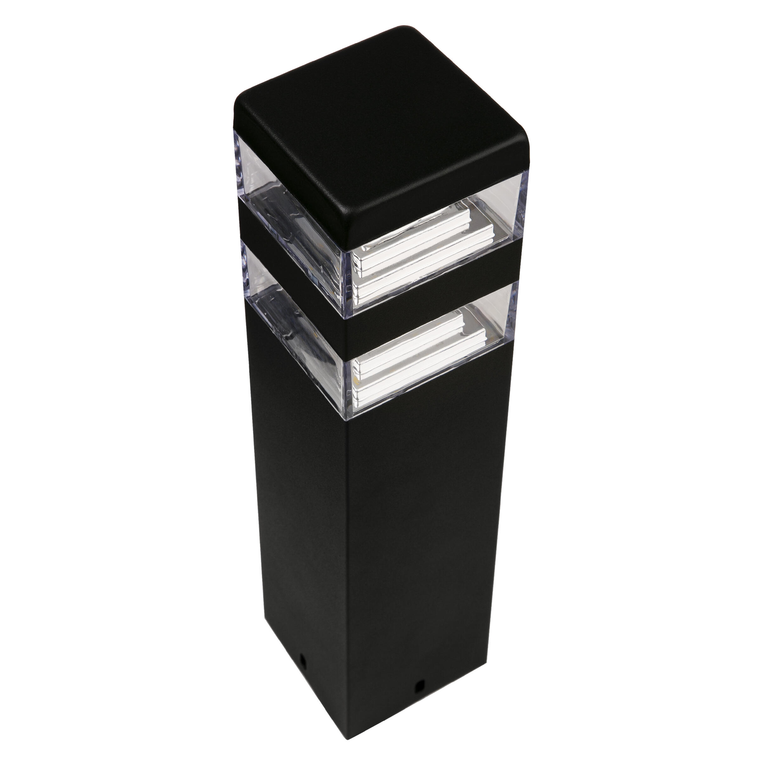 Borne extérieure LED, 1000 lumens Pyramide noir LUMIHOME - 4