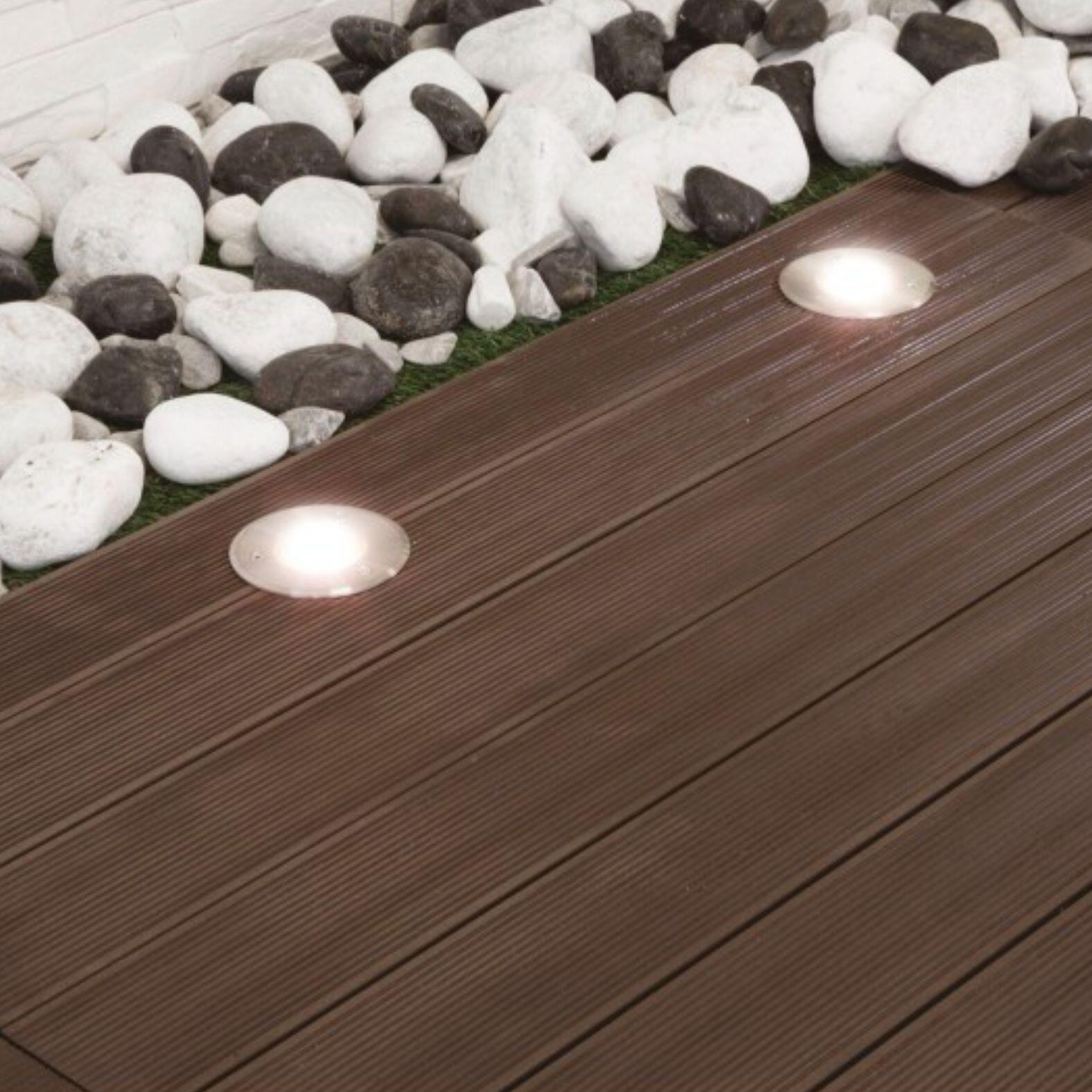 Spot extérieur à encastrer LED, Diam.10 cm 500 Lumen blanc froid, GL15 LUMIHOME - 2