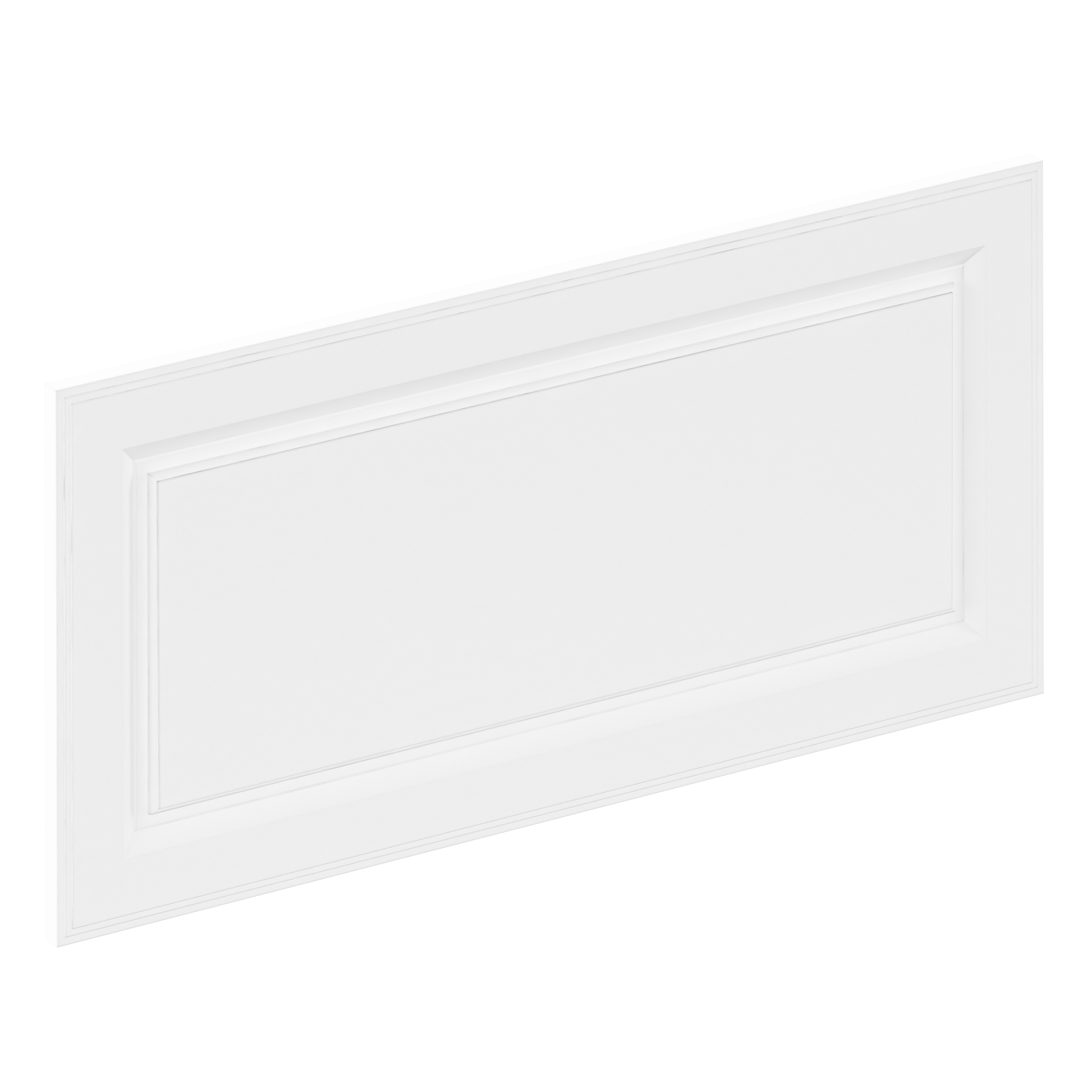 Frente de cajón de cocina oxford blanco h 38.4 x l 80 cm