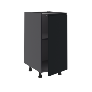 Meuble bas de cuisine Tokyo noir 1 porte H77 x l40 Leroy Merlin Les bons plans des petits projets avant l'été